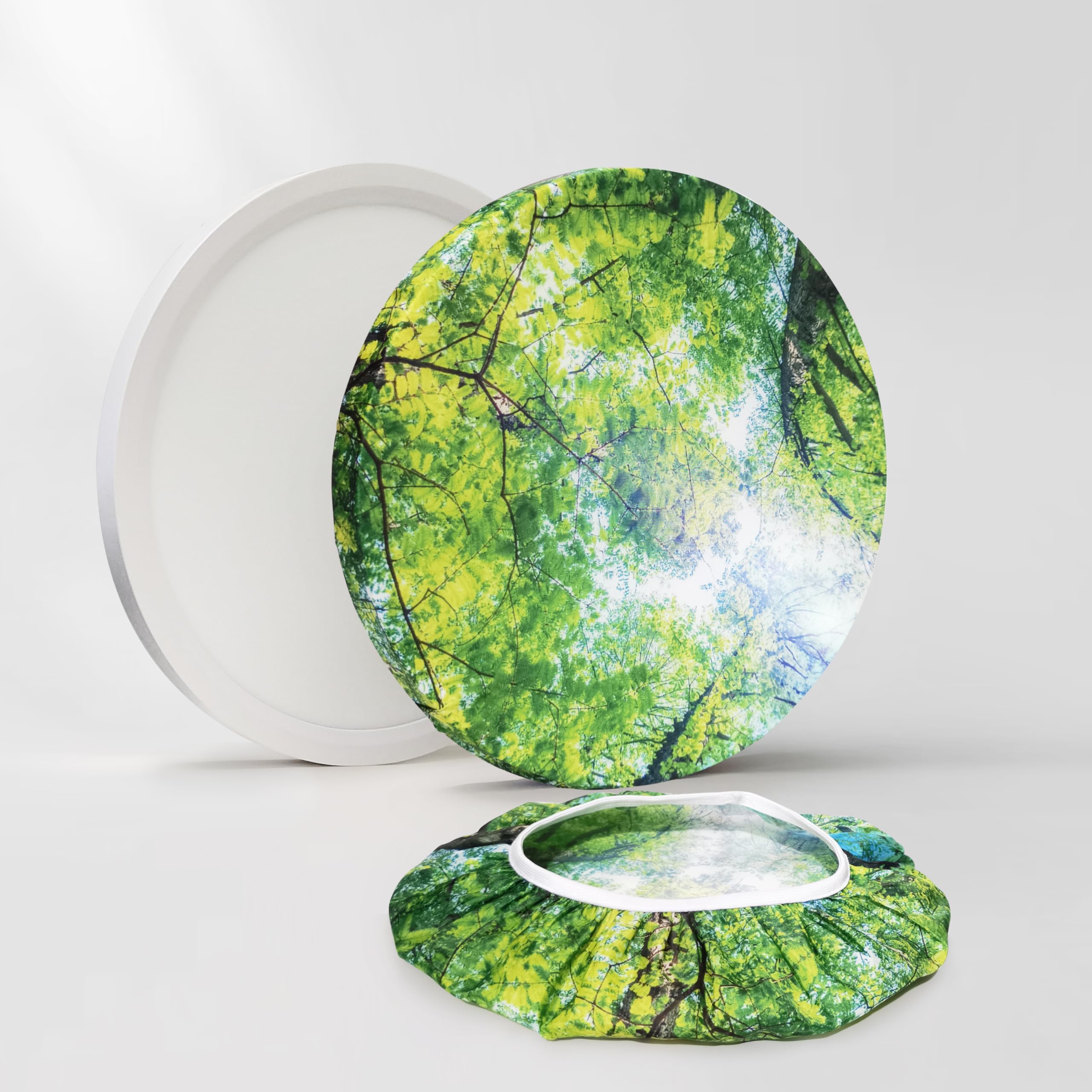 Casazen 12 Inch Ceiling Light Cover, 1 Pcs Fabric Flush Mount Light Fixture Cover, Ceiling Light 12 Inch Room Cover For Bedroom,