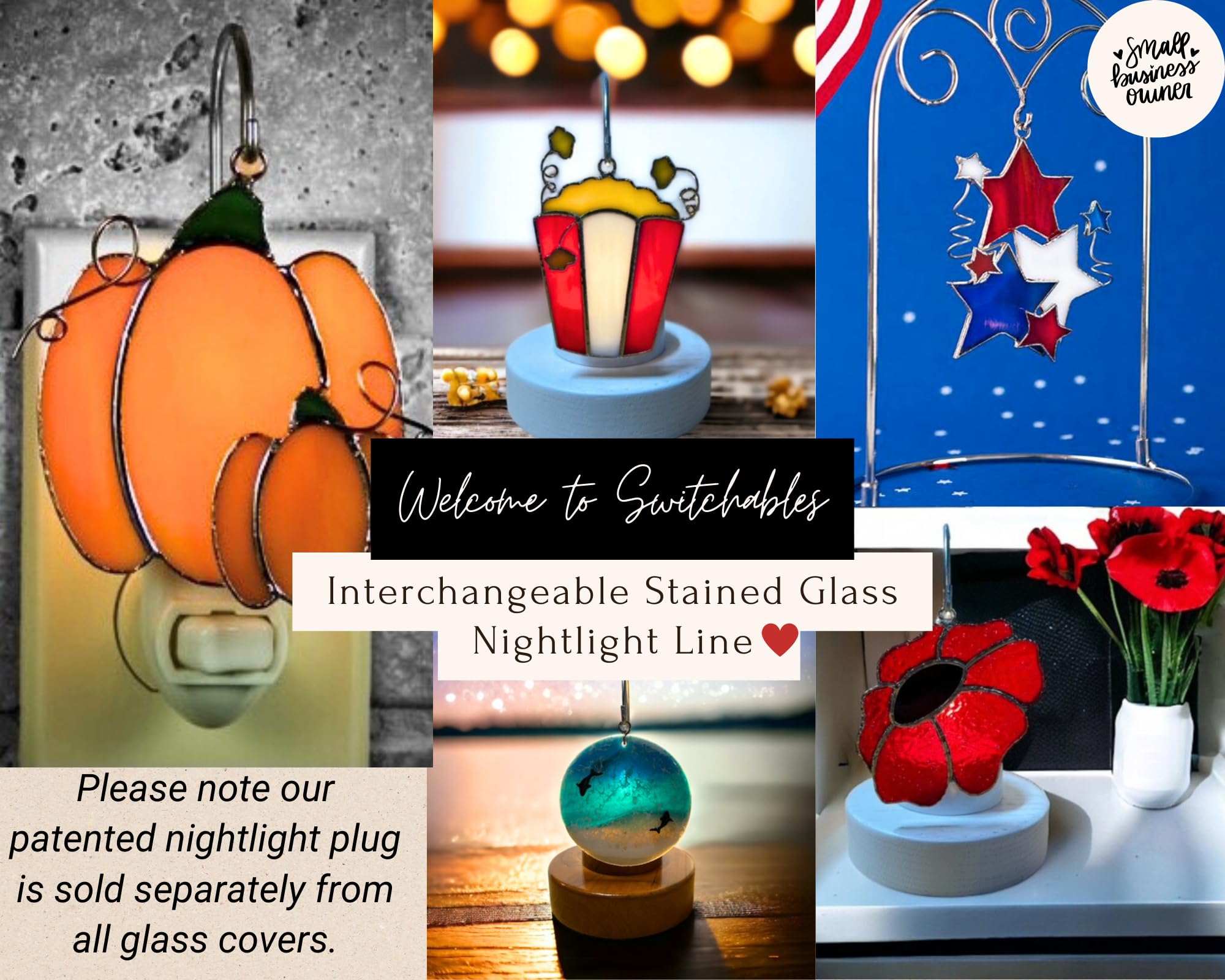 Switchables Glass Cover: Shamrock
