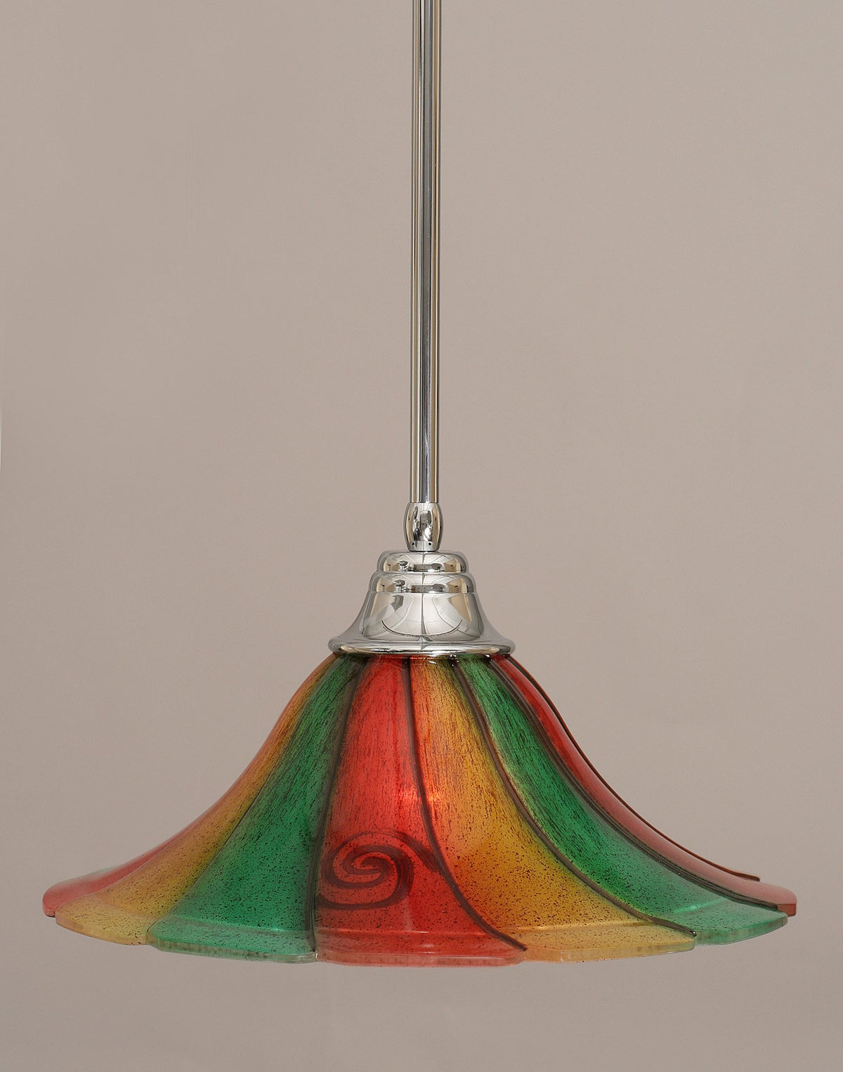 Toltec Lighting 1 Light Pendant In Chrome (26-Ch-767)