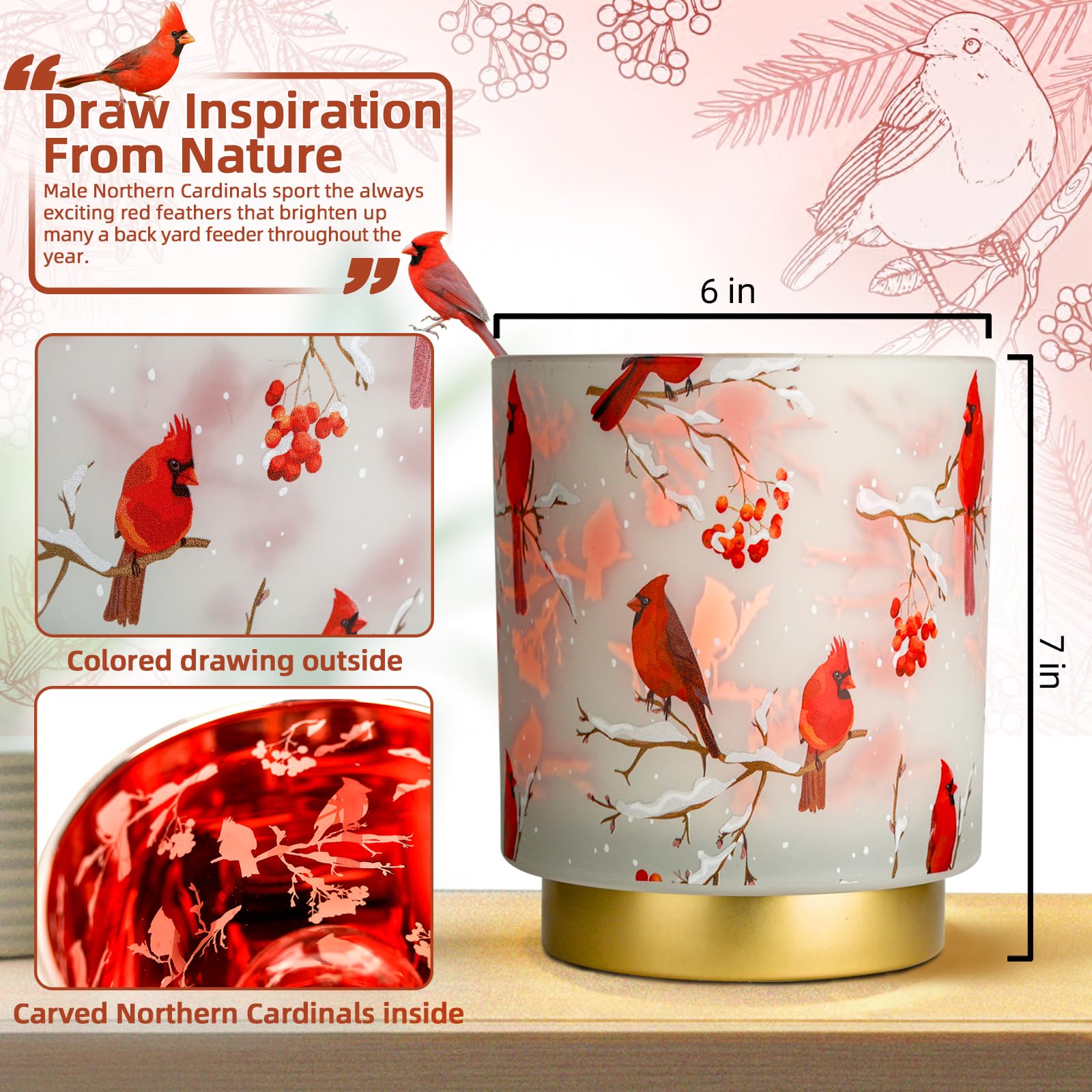 7'' Battery Operated Lamp Timer, Decorative Cordless Table Lamps For Area No Plug, Battery Powered Accent Lamp For Kitchen/Entry