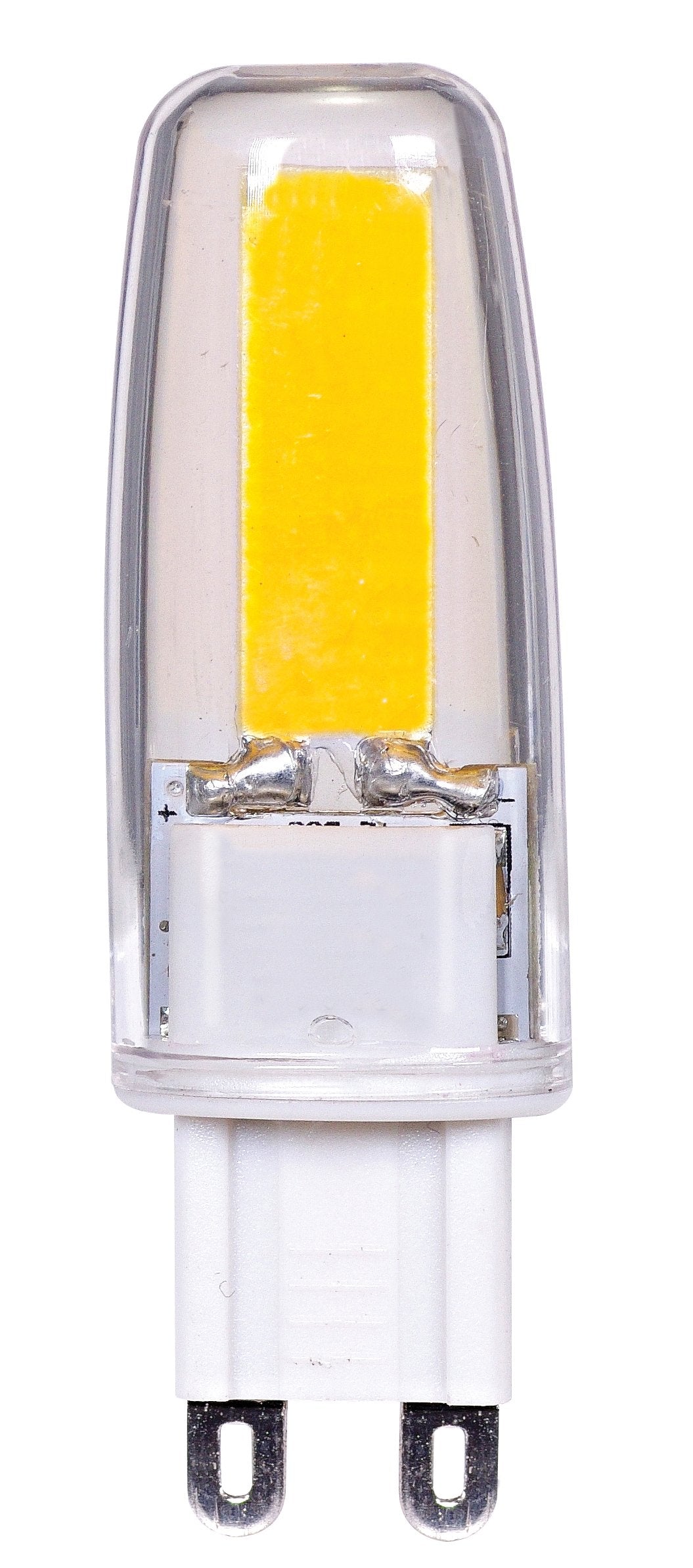 Satco G9 Bulb, Clear Glass, 2.44 inches, Model S9549