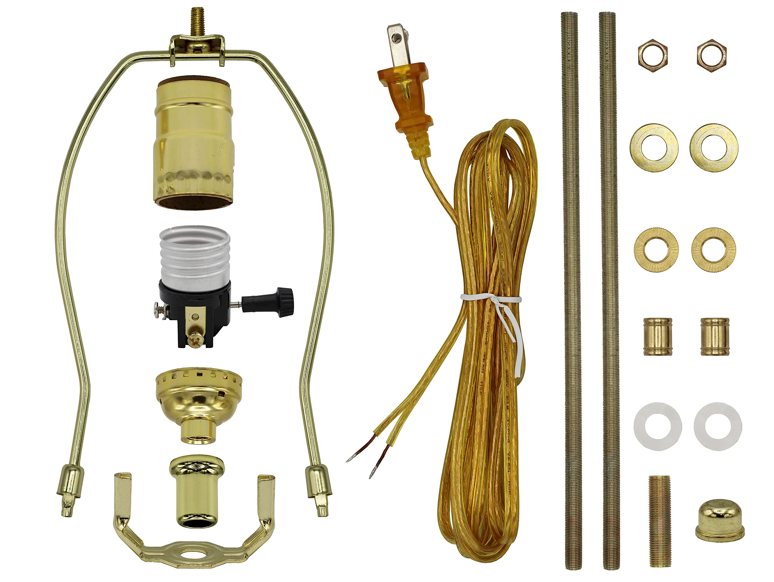 Creative Hobbies Ml94Kit Premium Lamp Kit With All Parts For Diy Lamp Design Or Repair (Gold)