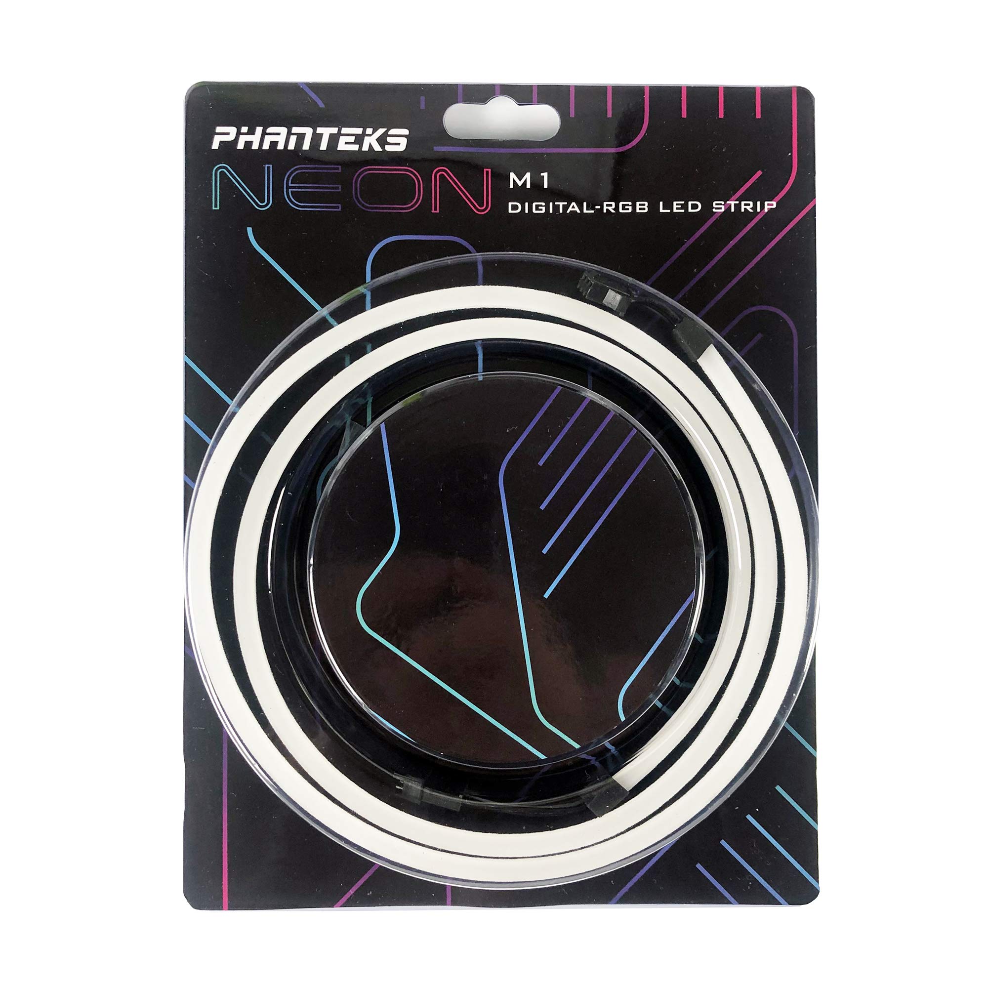 Phanteks NEON Digital-RGB LED Strip M1 (PH-NELEDKT_M1) - 1x 1-Meter Smooth Lighting Strip, Full-Color Range, Flexible mounting