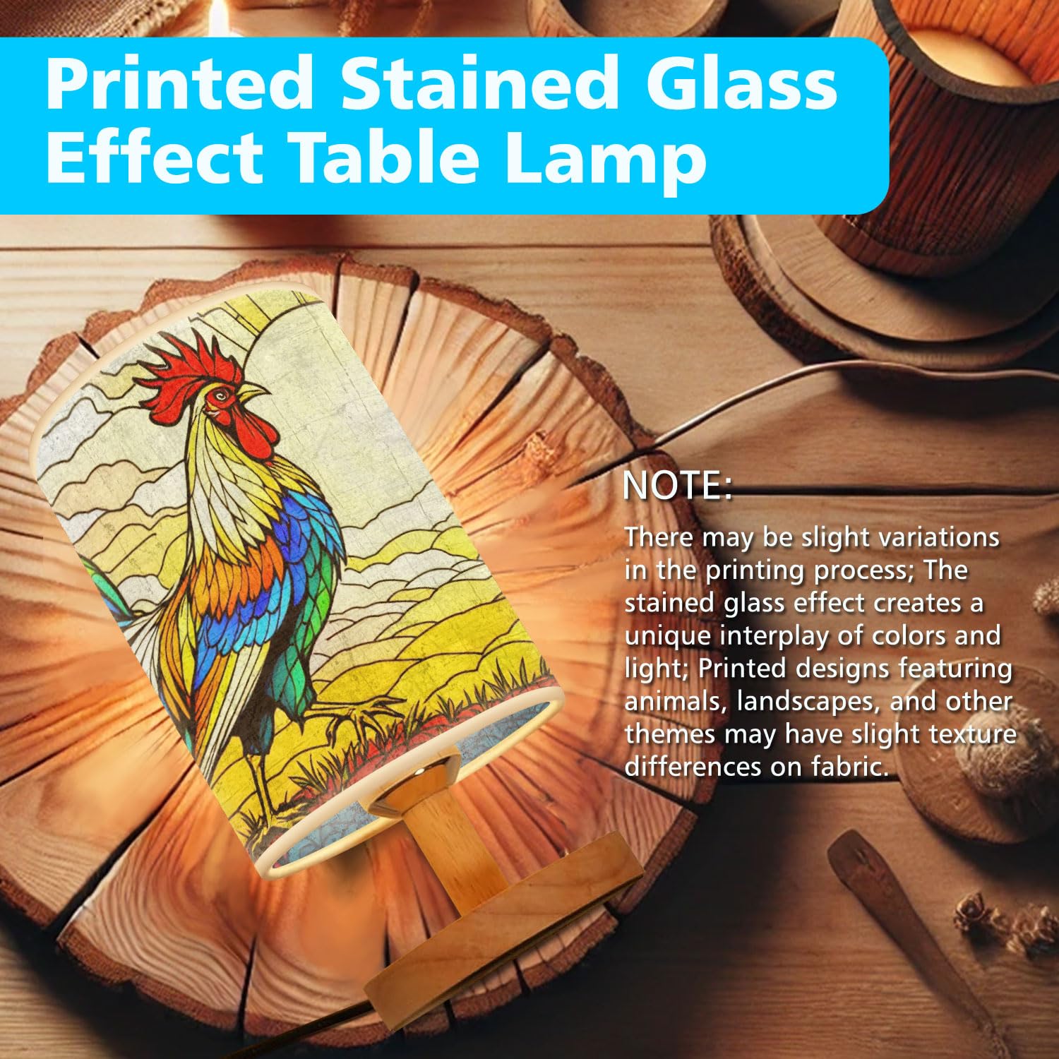 44Memory Frog Table Lamp Led 3-Color Pressed Bedside, Frog Shade Lamp With Wood Base For Bedroom Living Room Desk Office Tl01