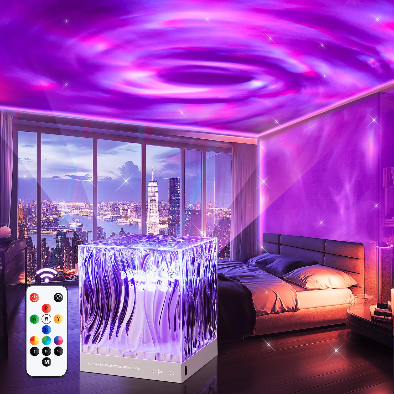 Space Projector for Bedroom Galaxy Projector, 18 Colors Space Projector for Bedroom Solar System Projector,Dimmable Night Sky Projector for Bedroom, Remote Solar System for Kids Planetarium Projector