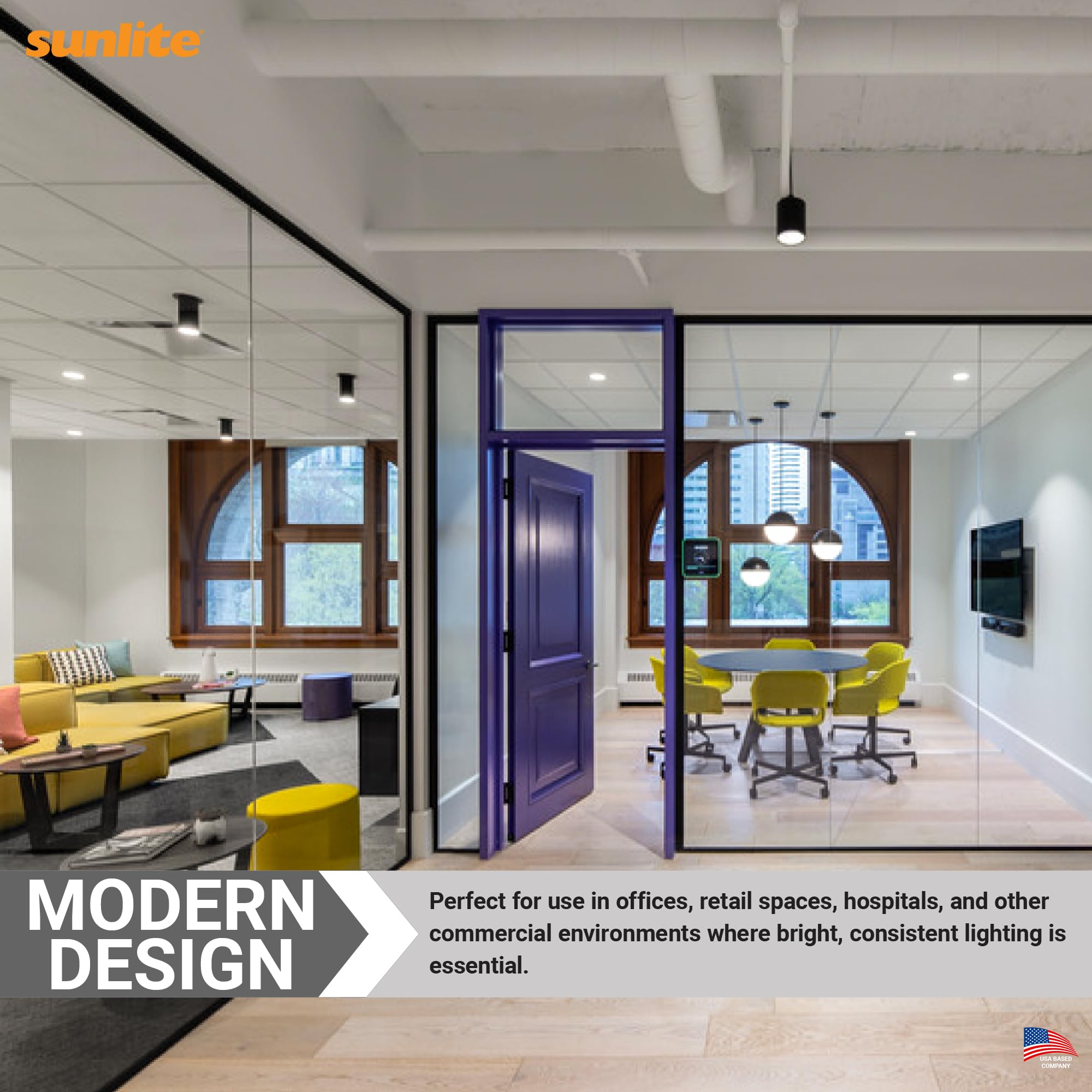 Sunlite Compact Fluorescent PLD 4 Pin Double U-Shaped Twin Tube Light Bulb, 26 Watts, 120 Volts, 4 PinG24q3 Base, 1560 Lumens, 3