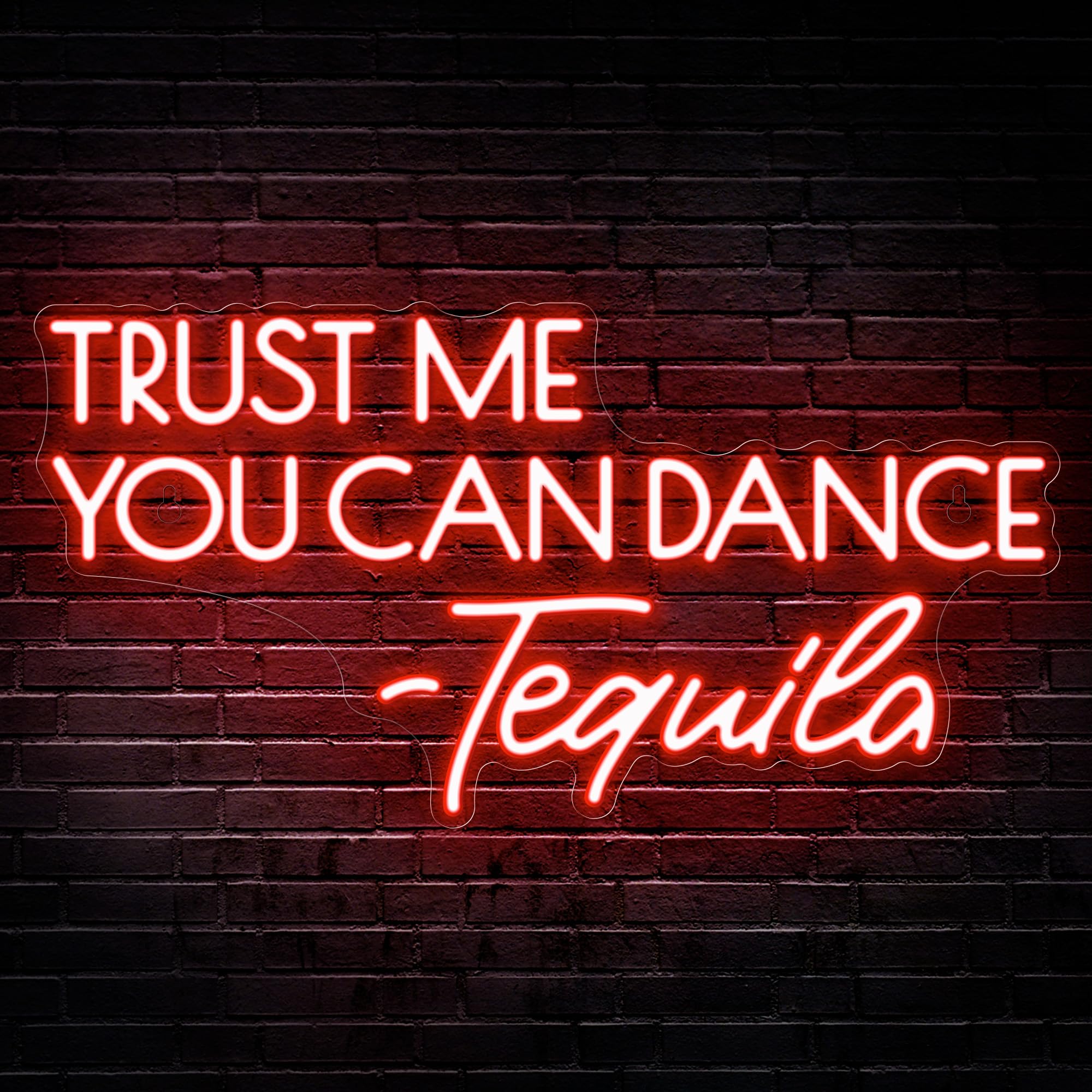 Kavaas Trust Me You Can Dance - spirit-inspired flavor Neon Sign  Neon Bar Signs For Home Bar Decor  Man Cave Pub Party - Best Gifts For spirit-inspired flavor Lover  Husband  Father  Birthday  Christmas