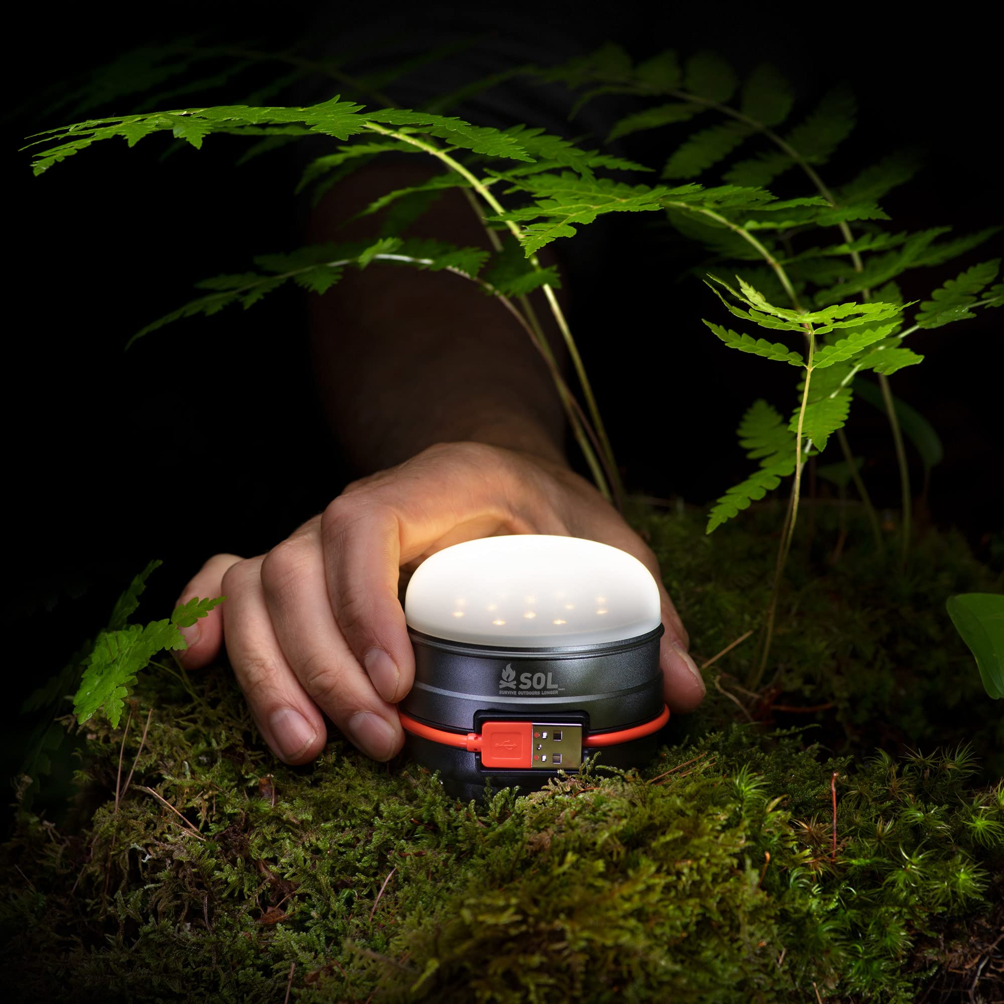 Survive Outdoors Longer Venture 3000 Rechargeable Led Camping Light With Power Bank