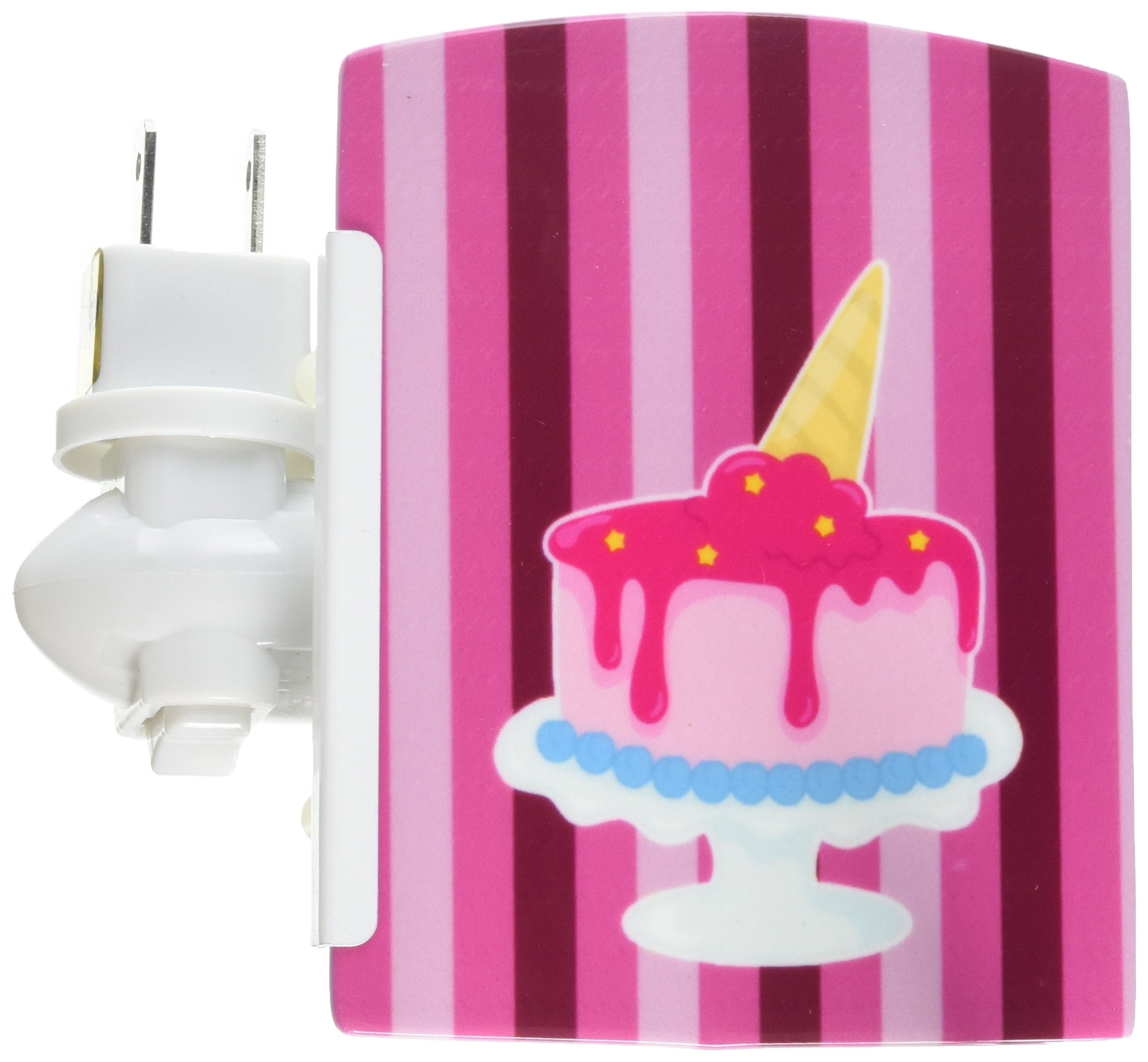 Carolines Treasures BB9061CNL Ice Cream Cone Cake Ceramic Night Light Compact, UL-Certified, Ideal for Bedroom, Bathroom, Nurse