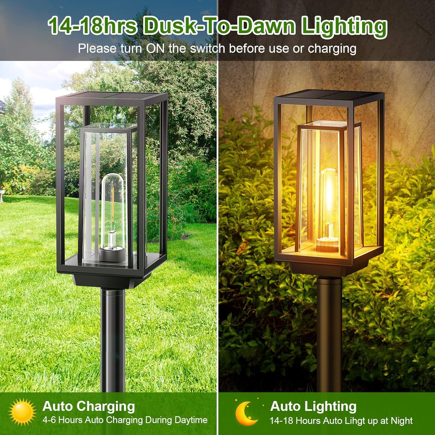 WdtPro Solar Pathway Lights - Thumbnail 4