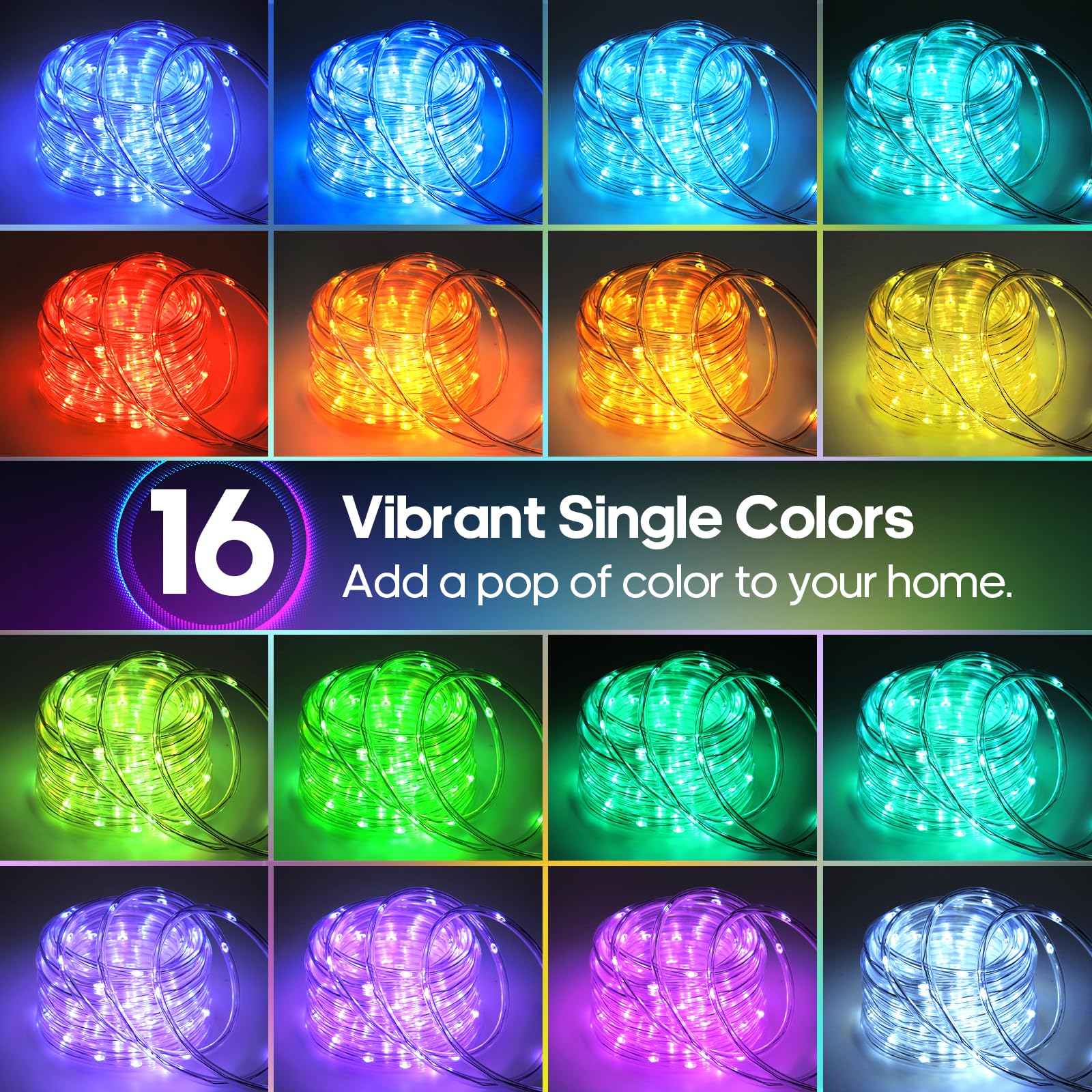 Soiarllt Rope Lights For Outside  40Ft 120Led Color Changing Christmas Lights With Plug & Remote  24 Colors Rgb Twinkle Light Indoor Bedroom  Led Rope Light Outdoor Waterproof  Timer  For Christmas