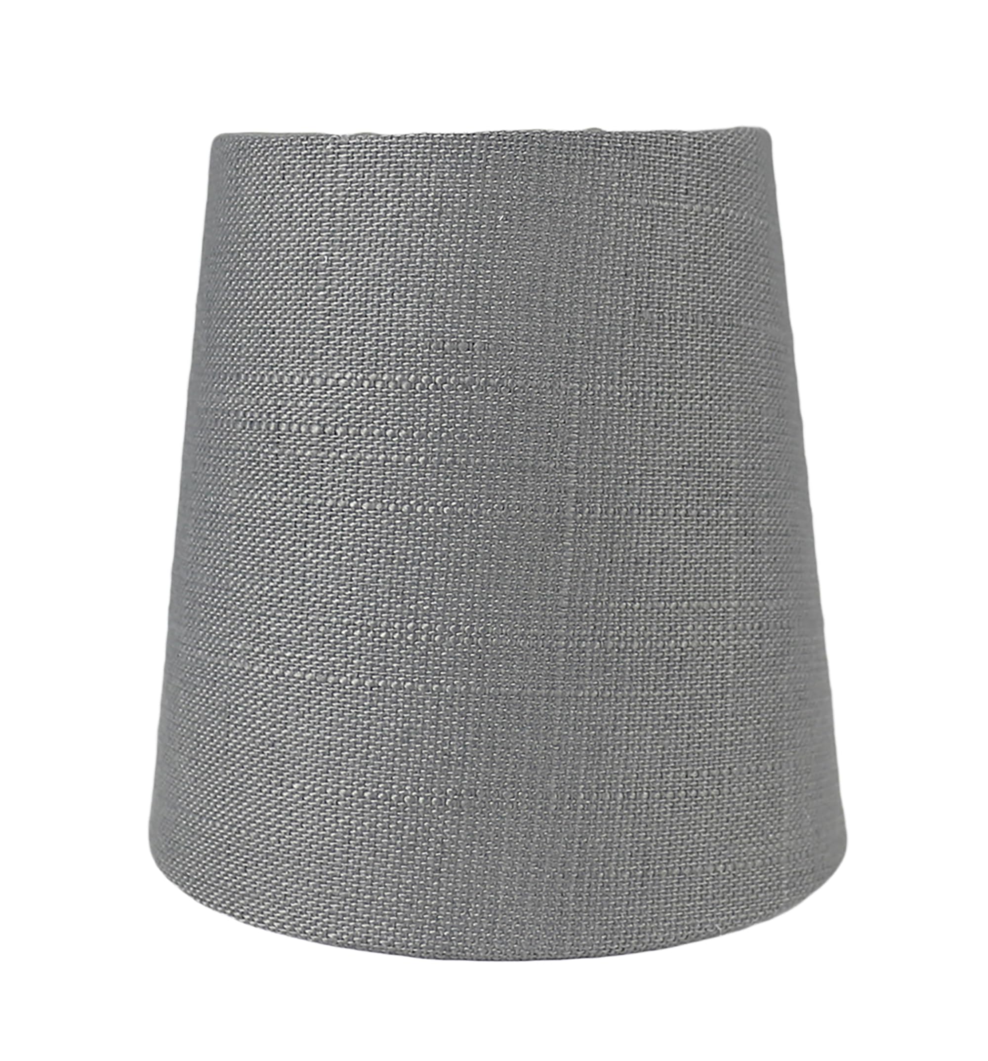 Meriville Chandelier Lamp Shades, 3.5-Inch By 4.5-Inch By 4.5-Inch, Clip-On (Set Of 2, Graphite)