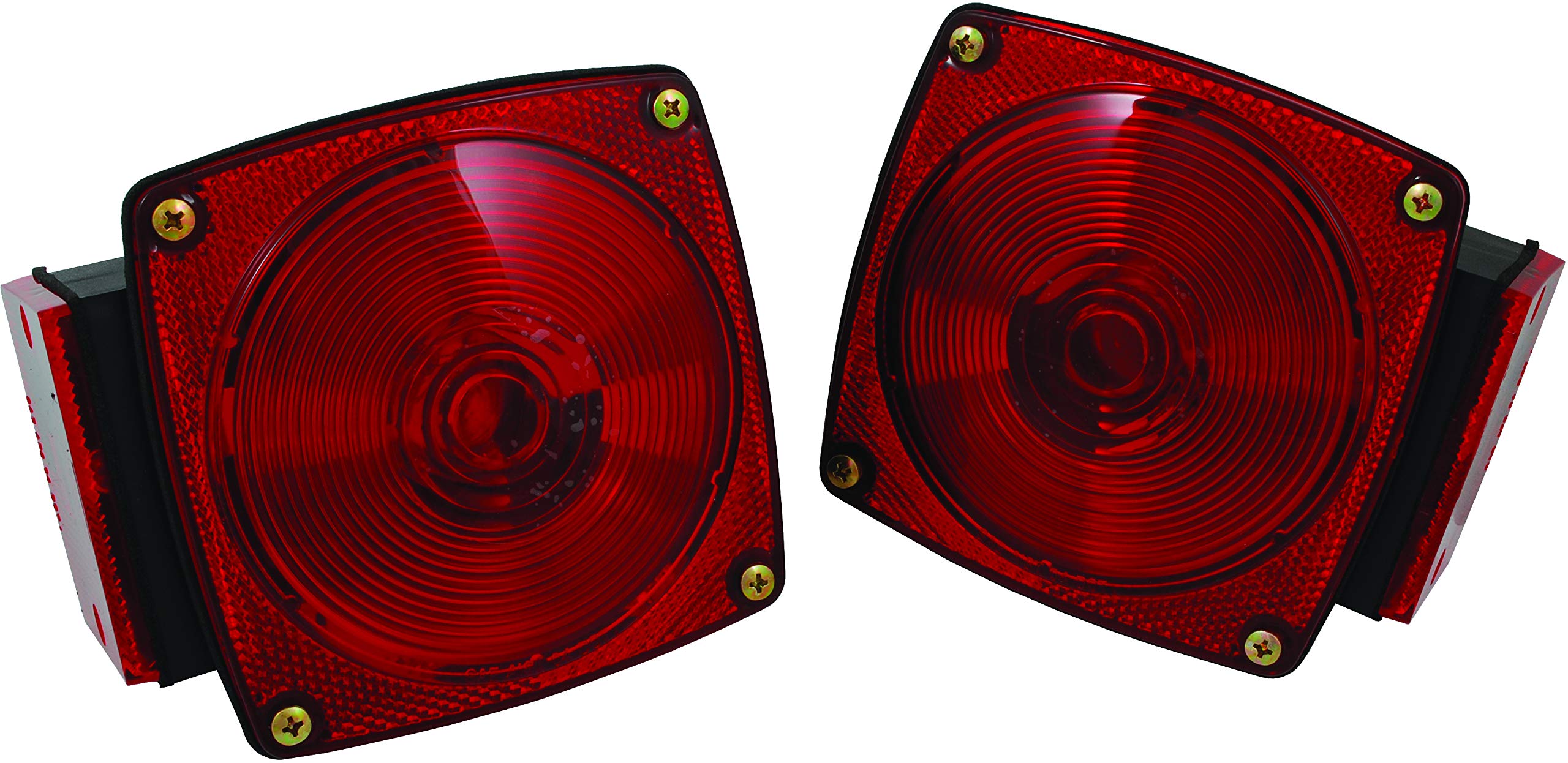 Attwood 14060-7 Submersible Multi-Function Led Trailer Light Kit,Silver, One Size