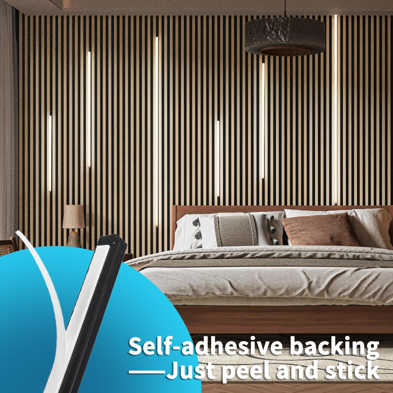 Art3d LED Recessed Lighting Kit - 6 White Self-Adhesive Lights with Smart Touch Switch, Model D11gu001z for Home Decor
