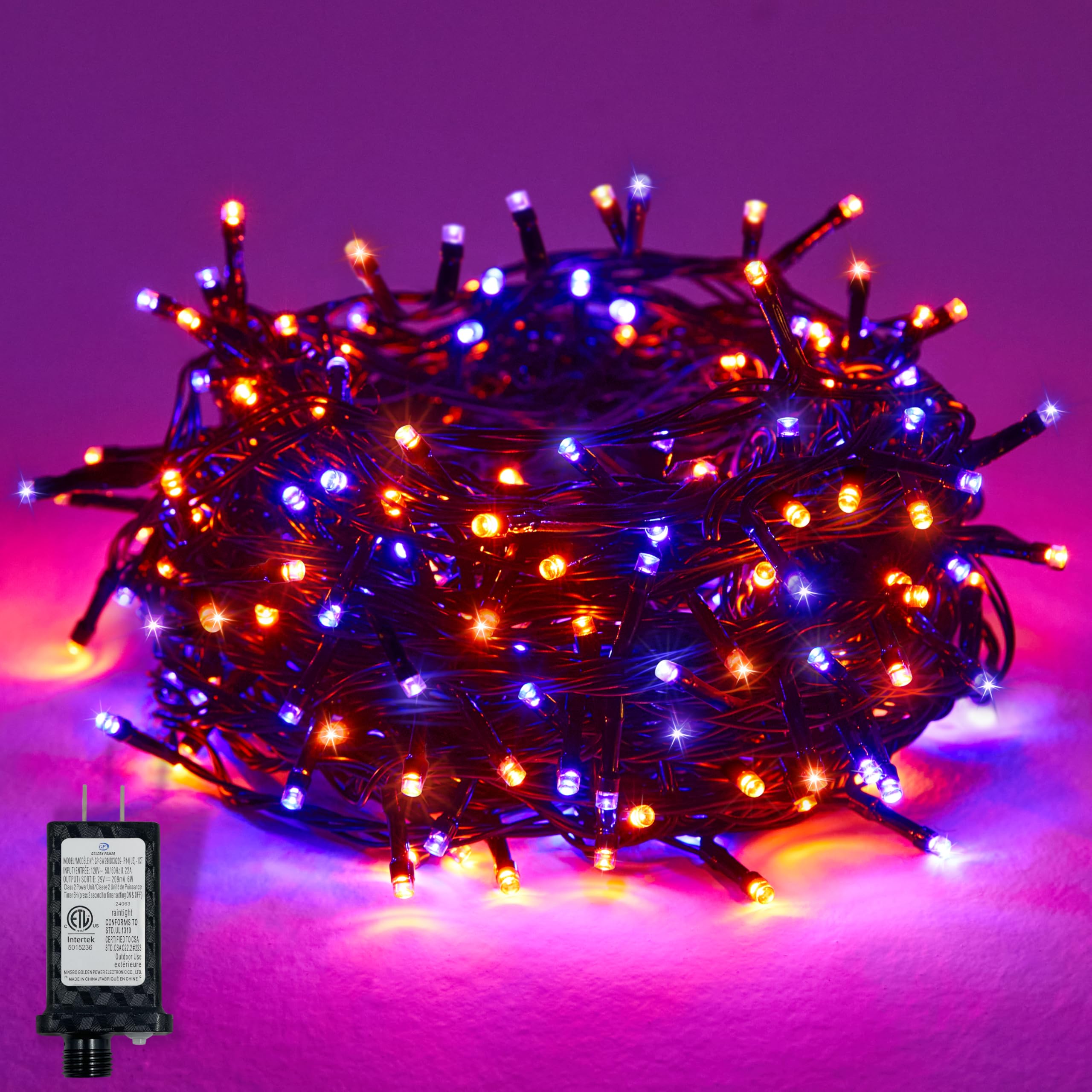 Flechllary Cascading Twinkle Lights For Christmas Tree,400 Led Christmas Tree Lights With 8 Lights Modes & Remote,6.6Ft X 16 String Lights With Timer For Indoor Party Xmas Decorations(Purple)