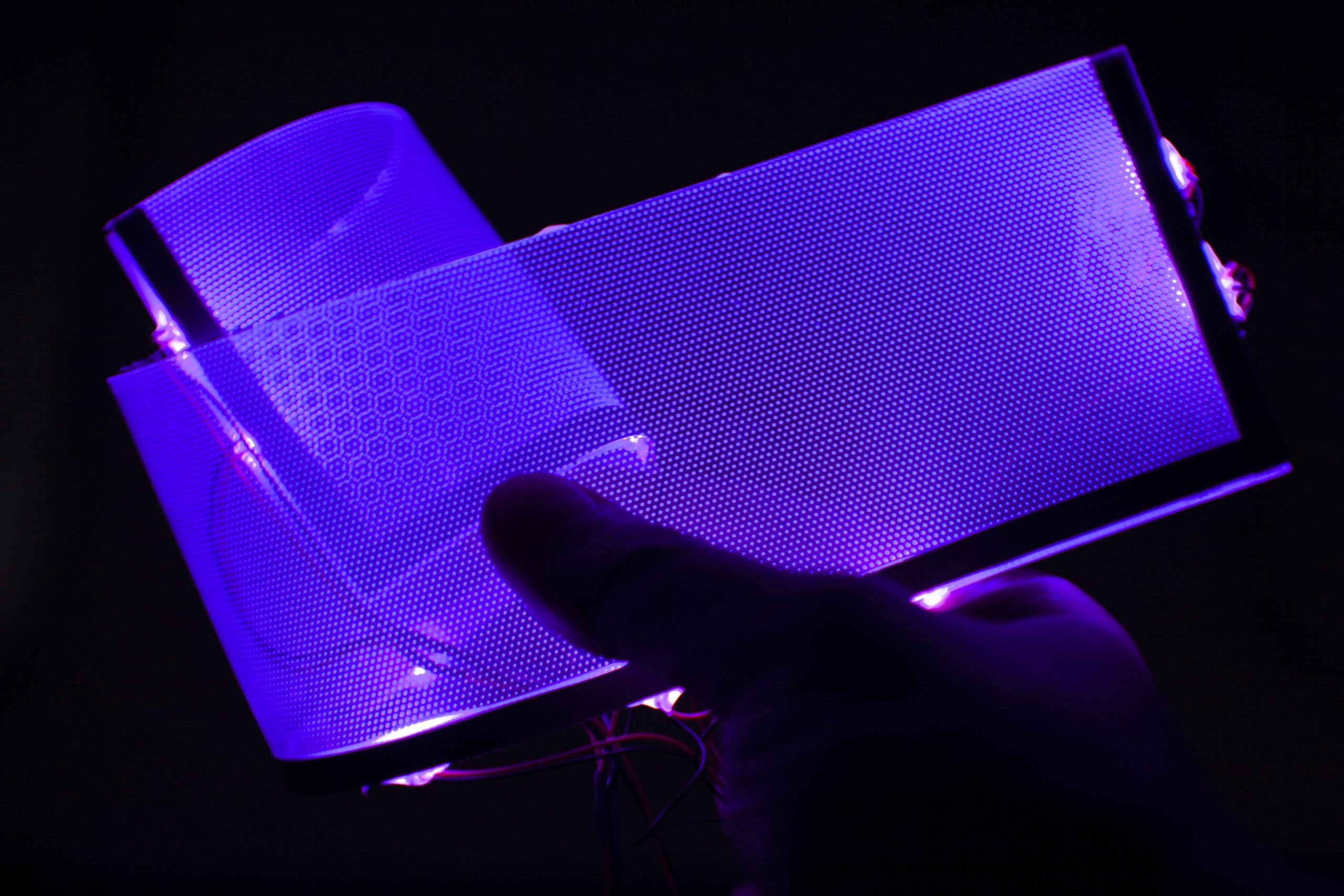 [ Rectangular ] for Master Chief Helmet Lamp Titan Lamp Batman led Light Decorations Flexible Helmet Lights Cosplay DIY kit RGB