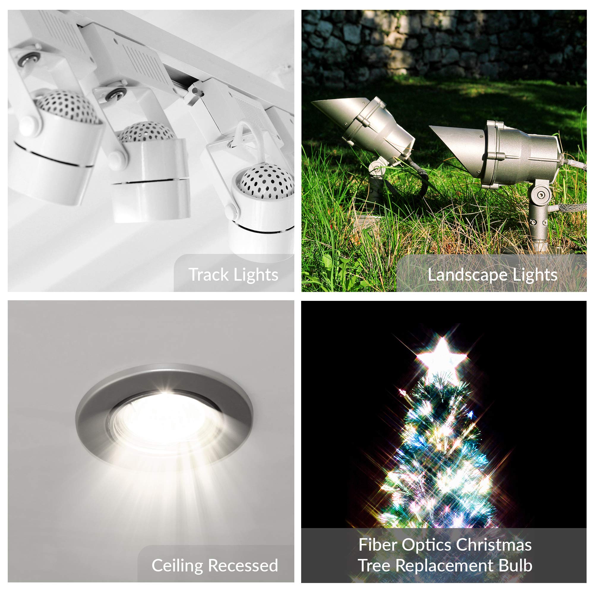 Simba Lighting LED MR11 Flood Light Bulbs, GU4 Bi-Pin Base, 12V 3W, 240lm, 10 Pack, 5000K Daylight