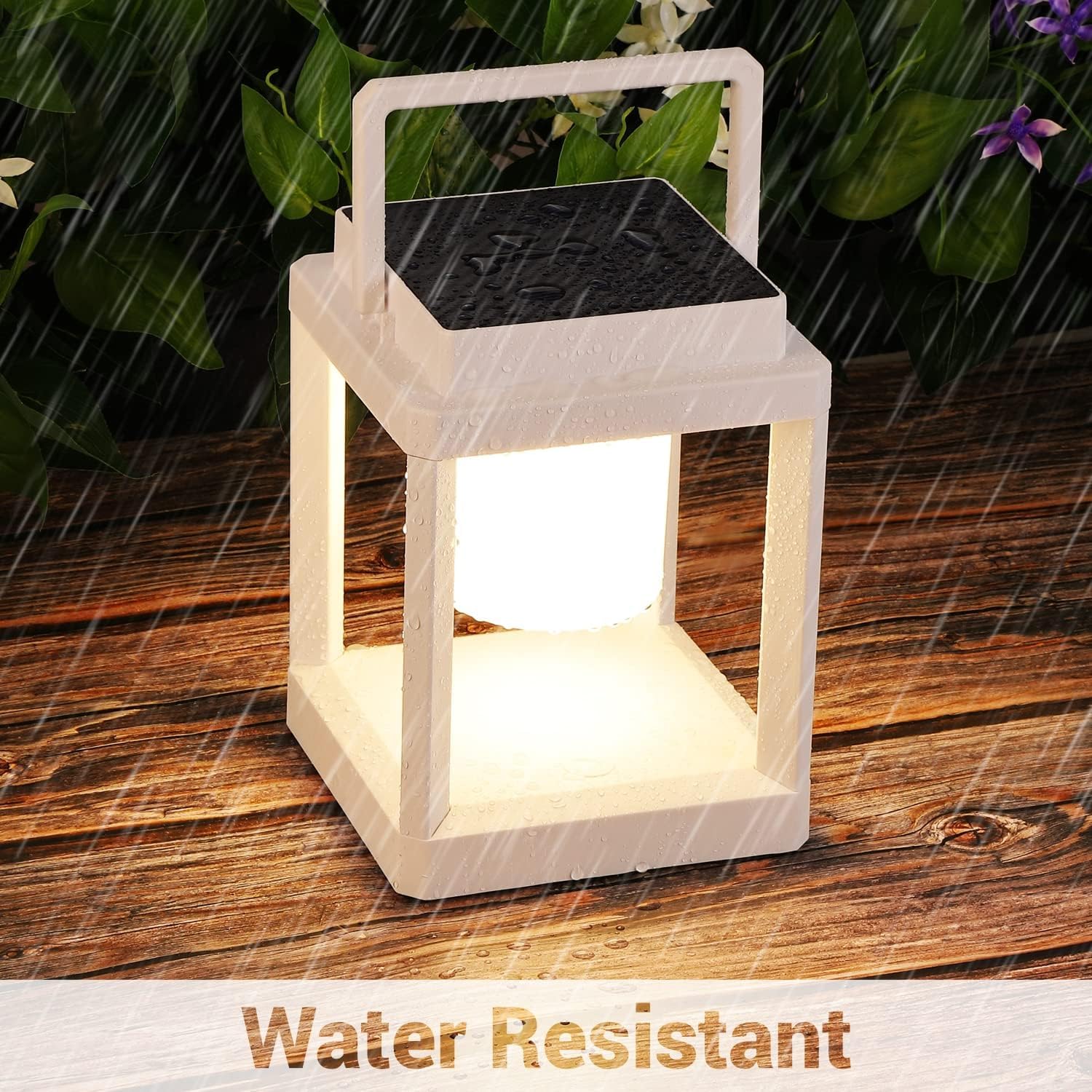 Outdoor Table Lamp, Led Lamps For Nightstand, Solar Lanterns Outdoor Hanging For Patio Waterproof, Cordless Battery Operated Lam