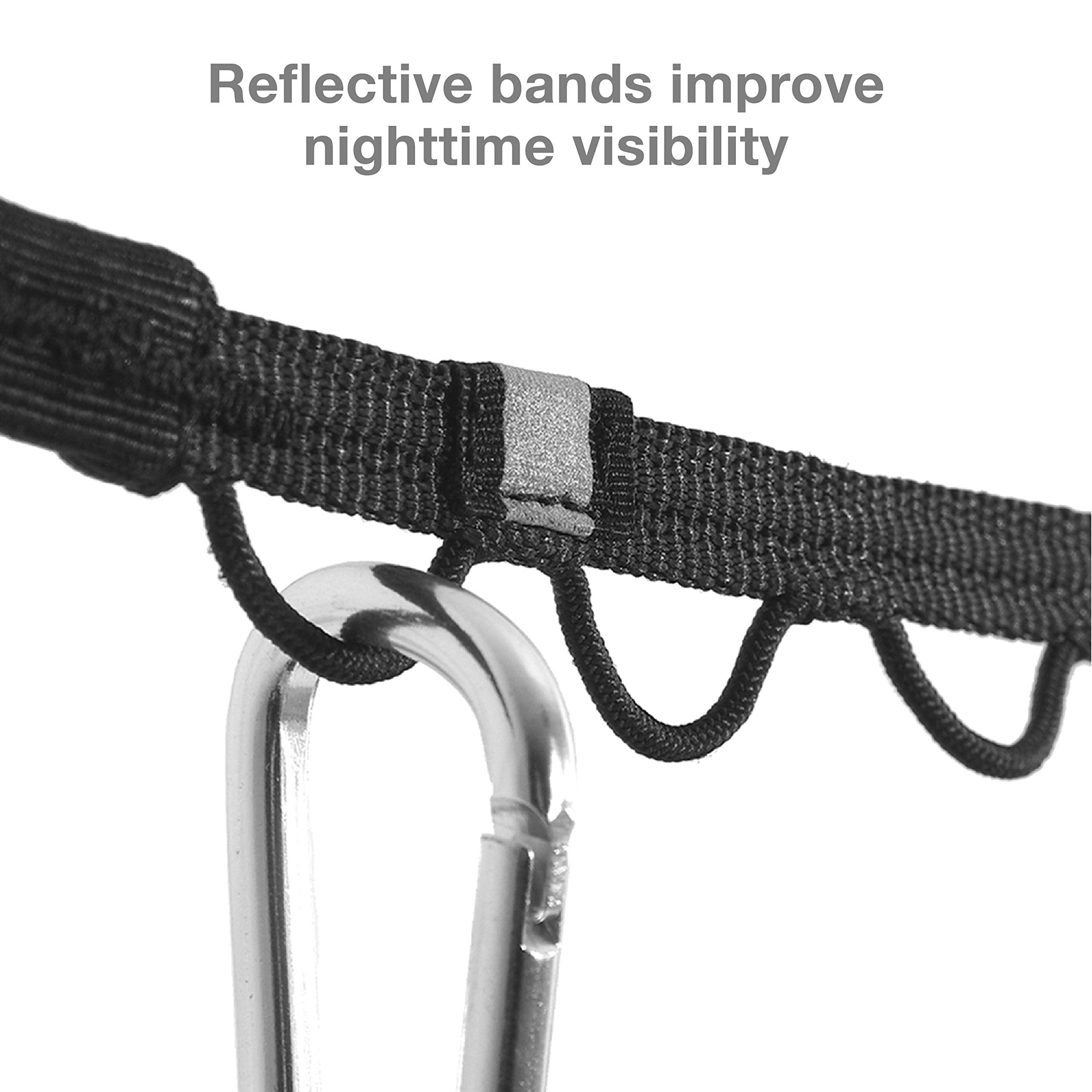 Helinox Daisy Chain Hanging Storage Solution for Camping & Backpacking, Black, Compact & Durable Organizer for Outdoor Gear