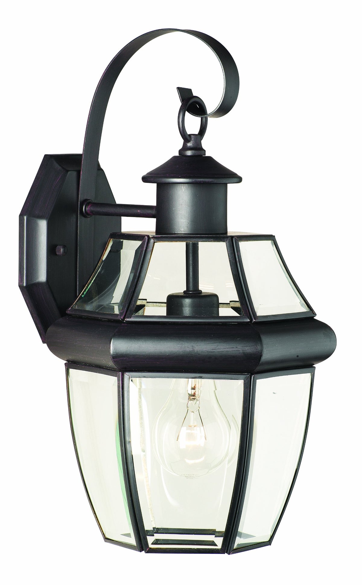 Elk Home Thomas Lighting Heritage 1-Light Outdoor Wall Lantern, Painted Bronze, 15.8&quot; H