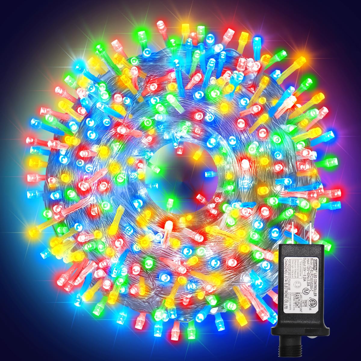 Lamyar Christmas Lights With 1000 Leds  328Ft Extra Long Plug In Fairy String Lights For Outdoor Tree And Indoor D?Or  8 Modes & Timer  Ip65 Waterproof Lights For Yard Garden Decor (Multi-Color)