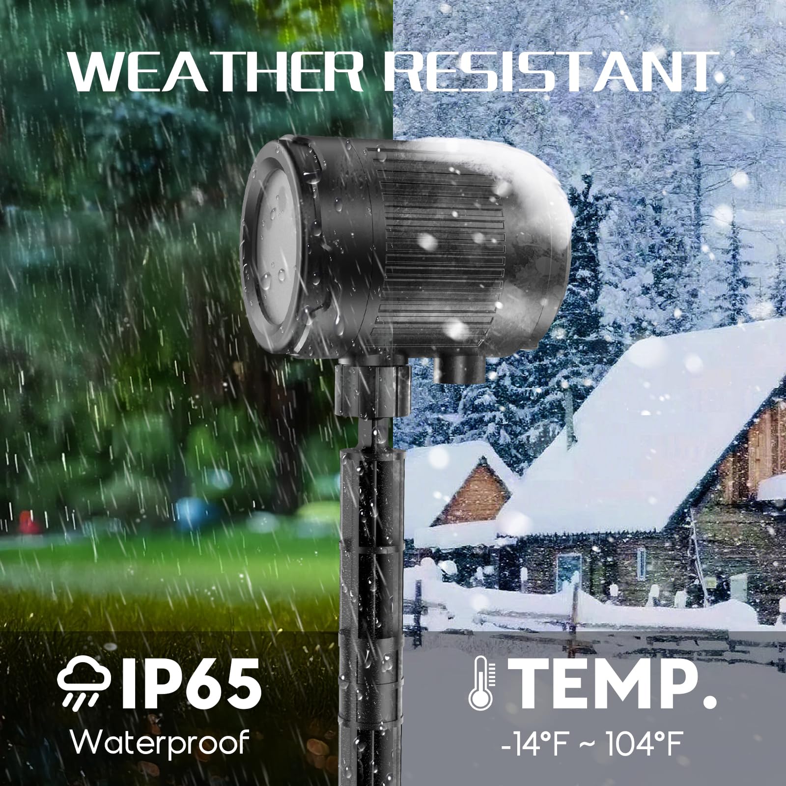 Christmas Projector Lights Outdoor, 3 Color Firefly Light Show, Ip65 Waterproof Light Projector Outdoor With Remote Control And