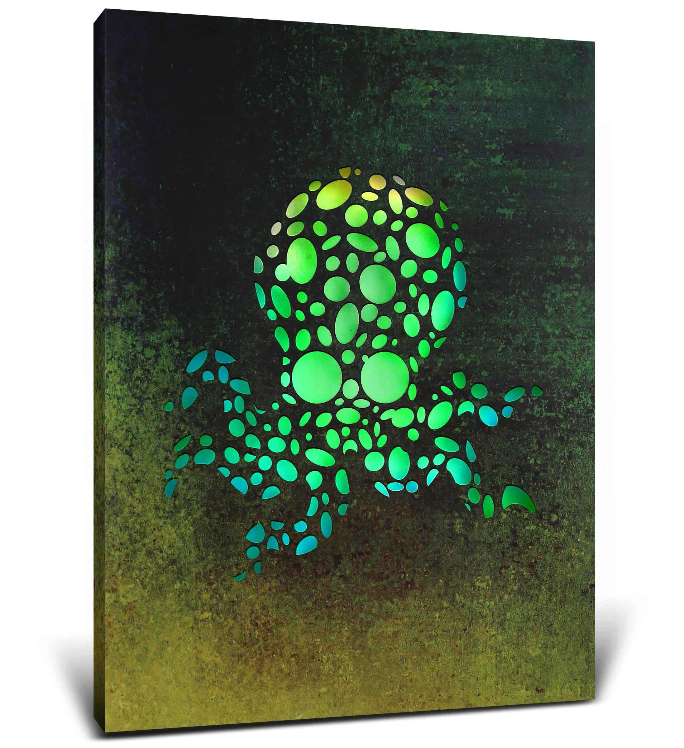 Cota Global Octopus Light Up Led Wall Art - Fun Changing Color Led Light Up Picture Art For Bedroom, Modern Wall Hang Living Roo