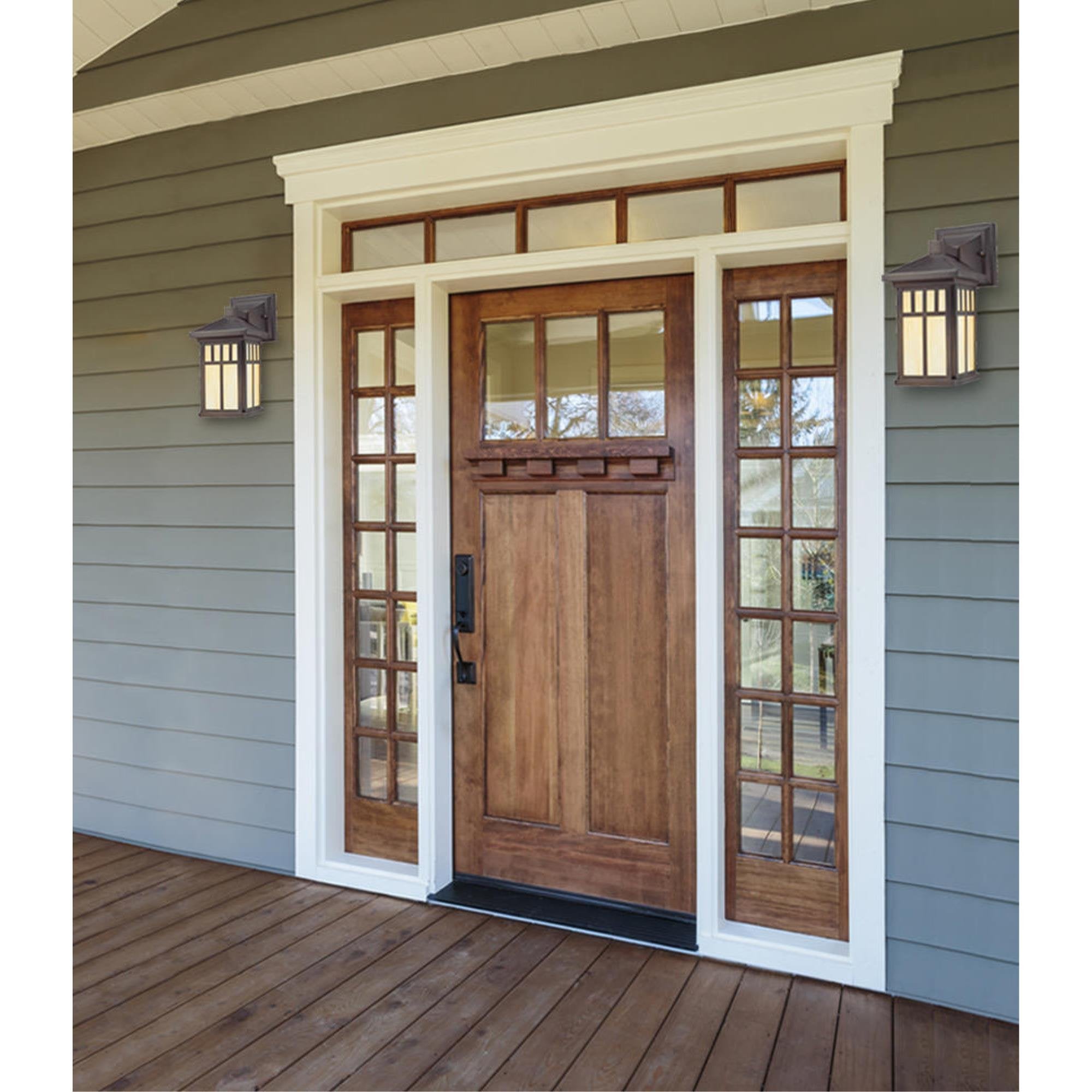 Westinghouse One-Light Exterior Wall Lantern, Steel, Oil-Rubbed Bronze, Model 6732800, 1 Pack
