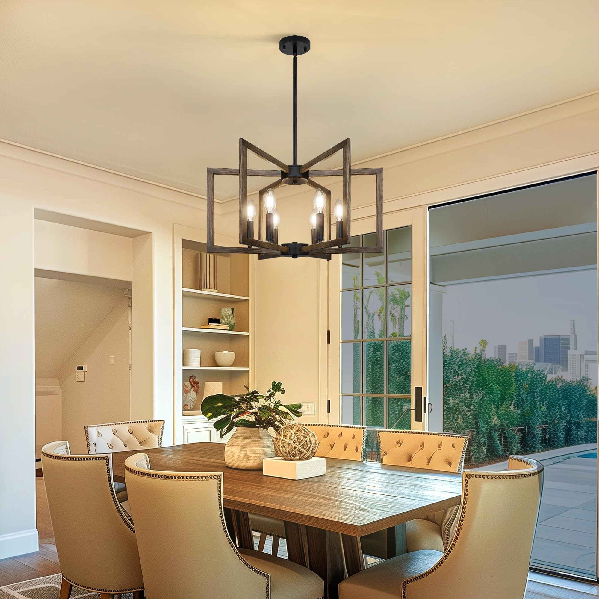 6-Light Kitchen Island Pendant Lights