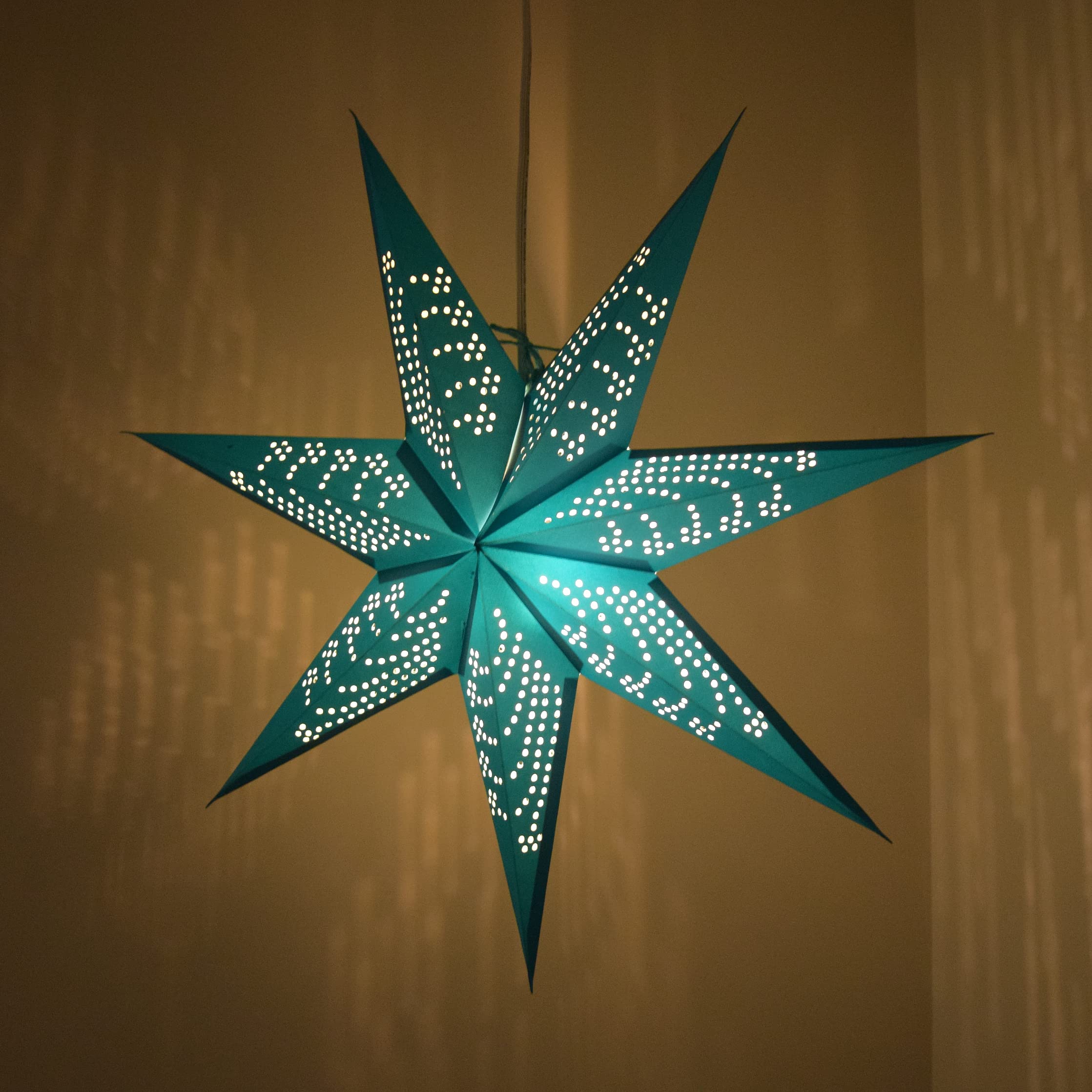Polaris Paper Star Lantern With 12 Foot Power Cord Included