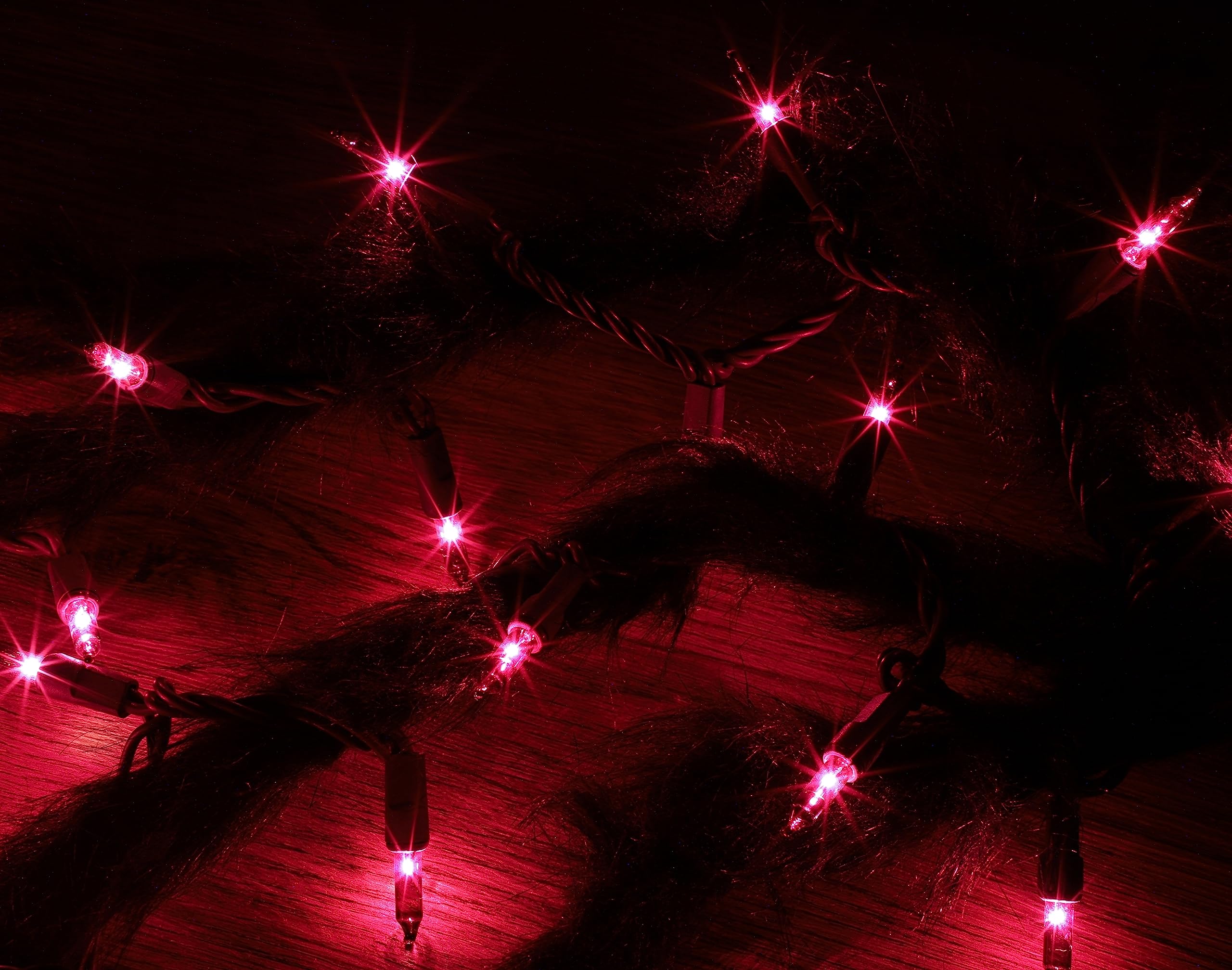 Lamphome Halloween String Light,100 Count Incandescent Mini String Light In 19.6Ft,Indoor/Outdoor 120V Ul Certified Mini Light For Halloween,Patio Lawn,Home,Garden,Party (Purple)