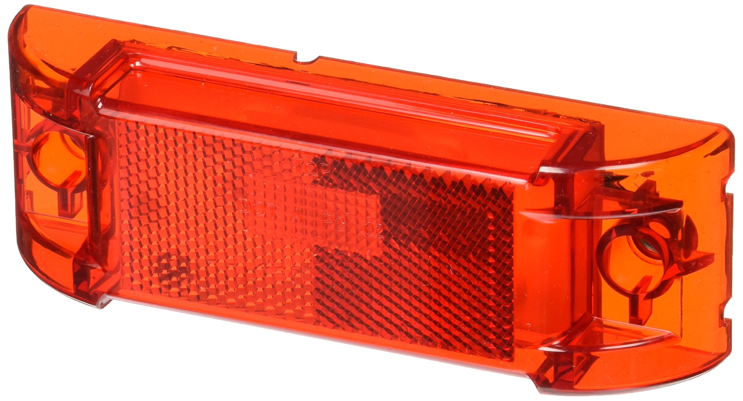 Roadpro Reflective Sealed Marker Light For Trailers And Trucks Rp-21002R - 6-Inch By 2-Inch Clearance Side Lighting - Red