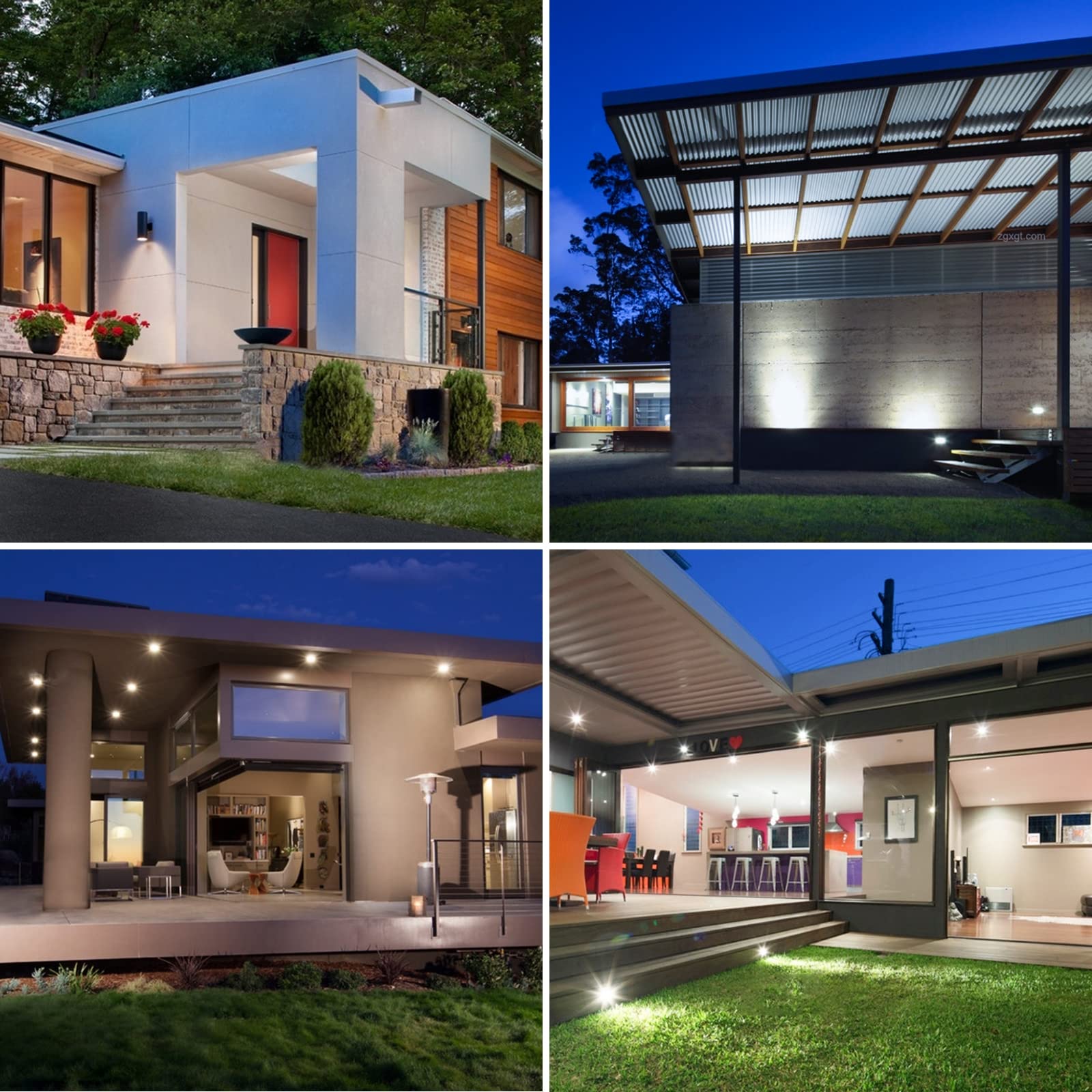 Gonhom Par38 LED Flood Light Bulbs, 5000K Daylight, 20W (200W Equivalent), 1800LM, 2 Pack, E26 Base for Outdoor Use