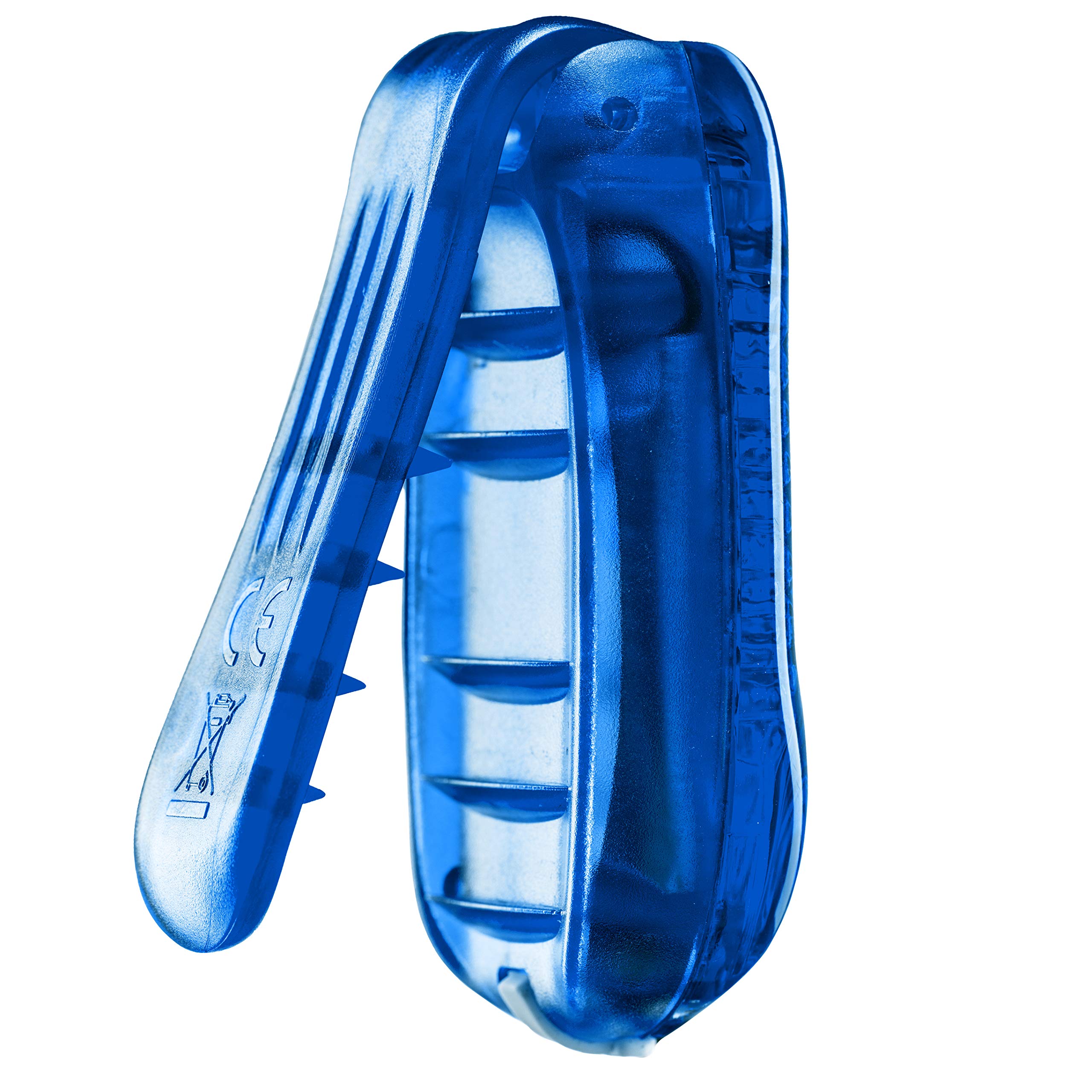 Apace EverLightFX USB Rechargeable LED Safety Light - 2 Pack, Super Bright Bike Tail & Running Light, Blue