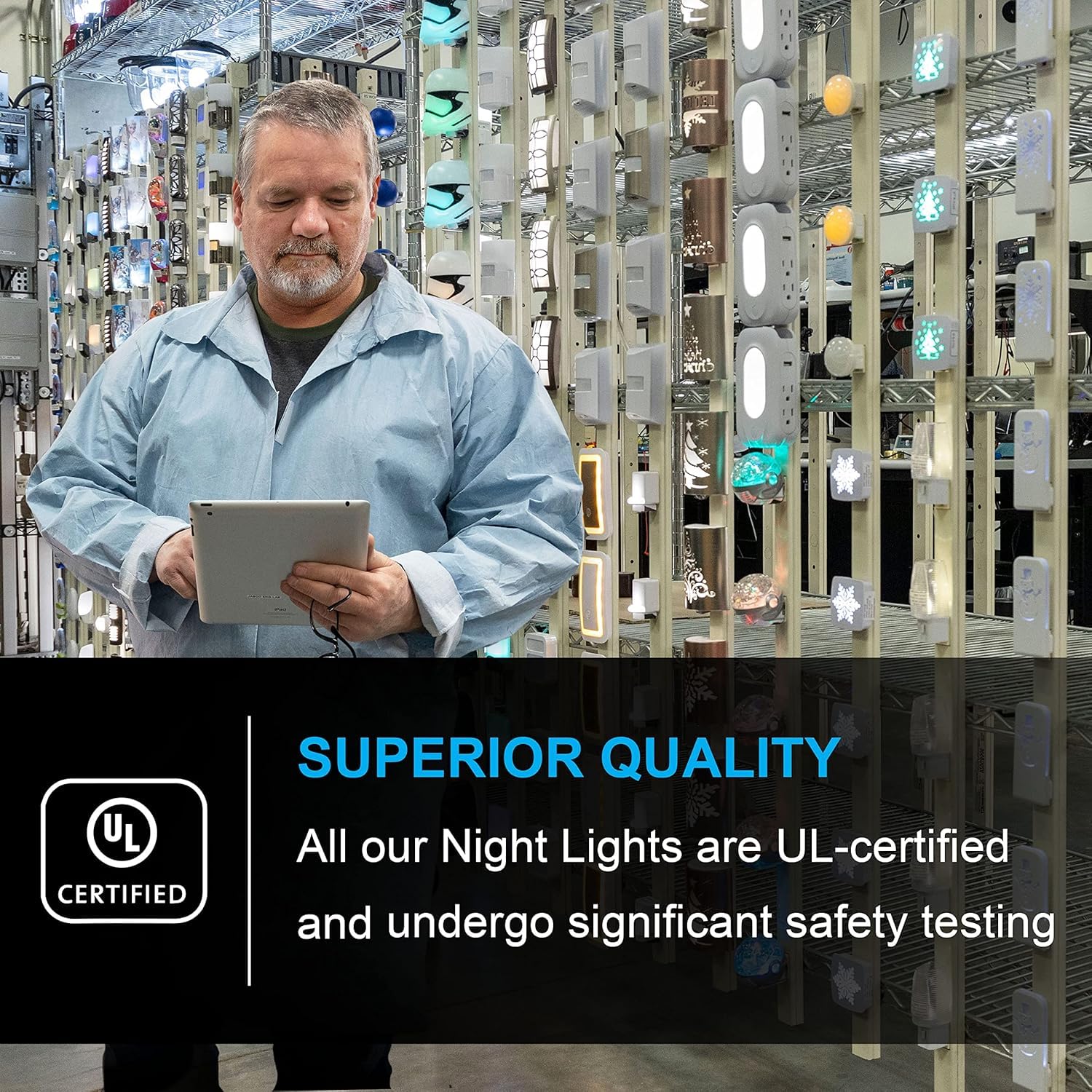 GE Jewel LED Night Light, Plug-in Amber, Energy Efficient, UL-Certified, 1 Pack, Model 11291