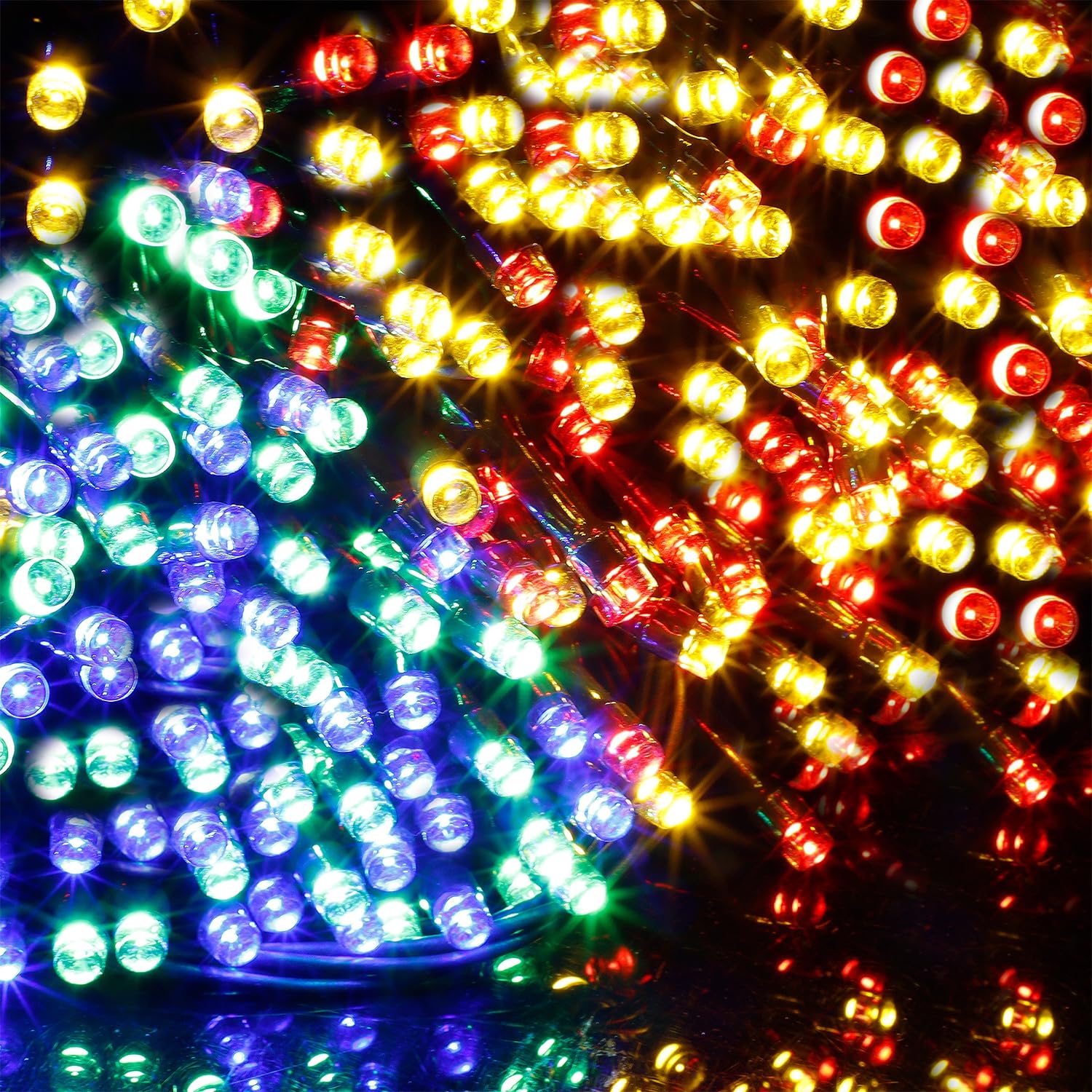 WATERGLIDE 1000 LED Christmas String Lights, 328 FT Multicolor Fairy Lights with Remote, Waterproof for Outdoor Decor, Model CL-1000C