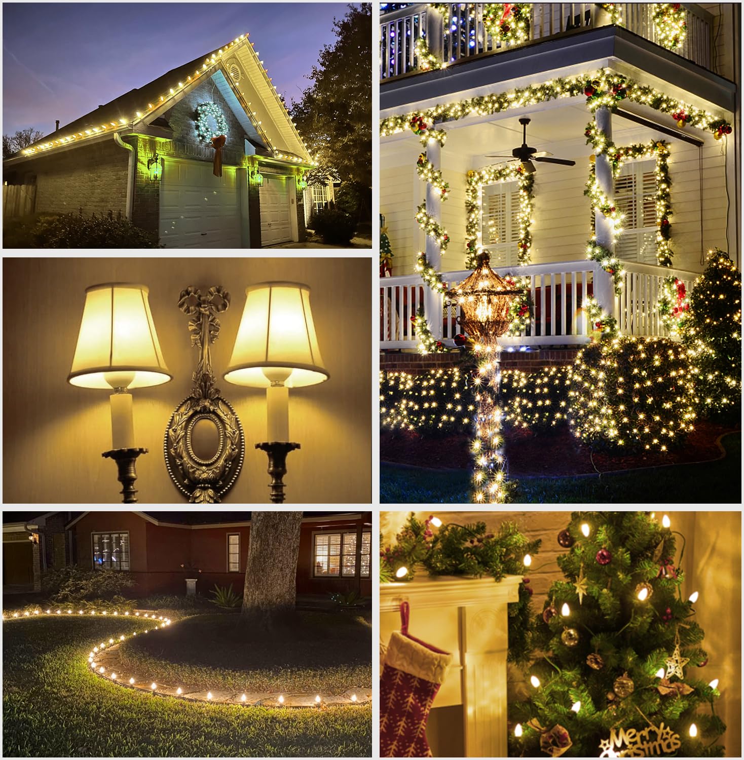 Bort 25 Pack C9 Led Replacement Light Bulb, C9 Led Bulbs For Christmas Outdoor String Lights, E17 Intermediate Base, Commercial