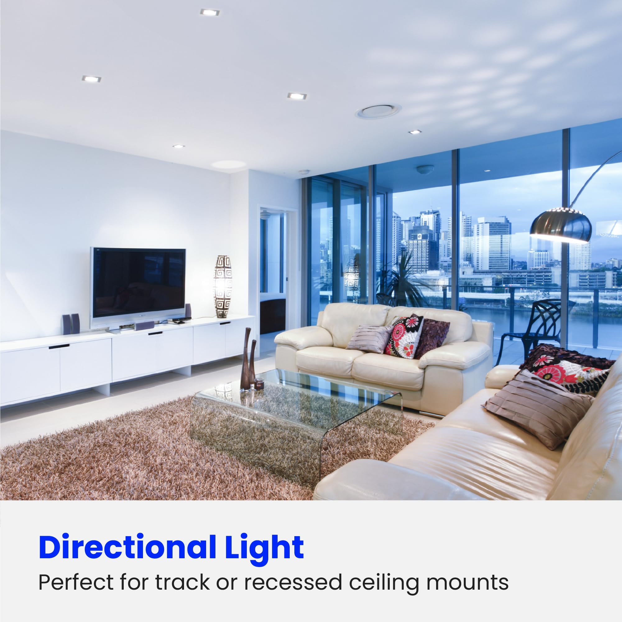 Feit Electric Br30 Led Light Bulbs, 65W Equivalent, Non Dimmable, 10 Year Life, 650 Lumens, 5000K Daylight, E26 Base Recessed Ca