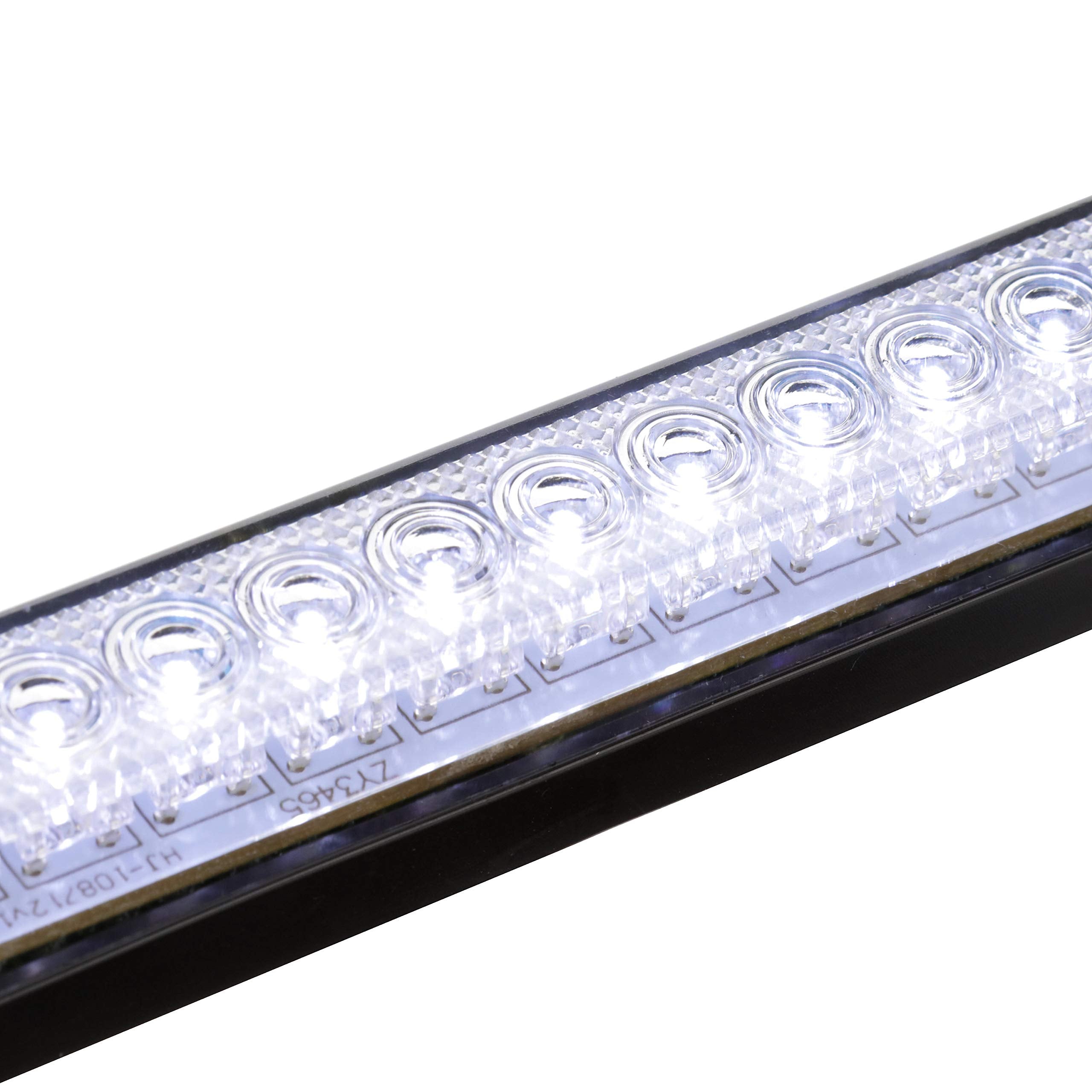Attwood LED Utility Light Bar, 6-in., 12 White LEDs, 12-Volt DC, Less Than 1-Amp Draw, Model 6354W7, Black, One Size