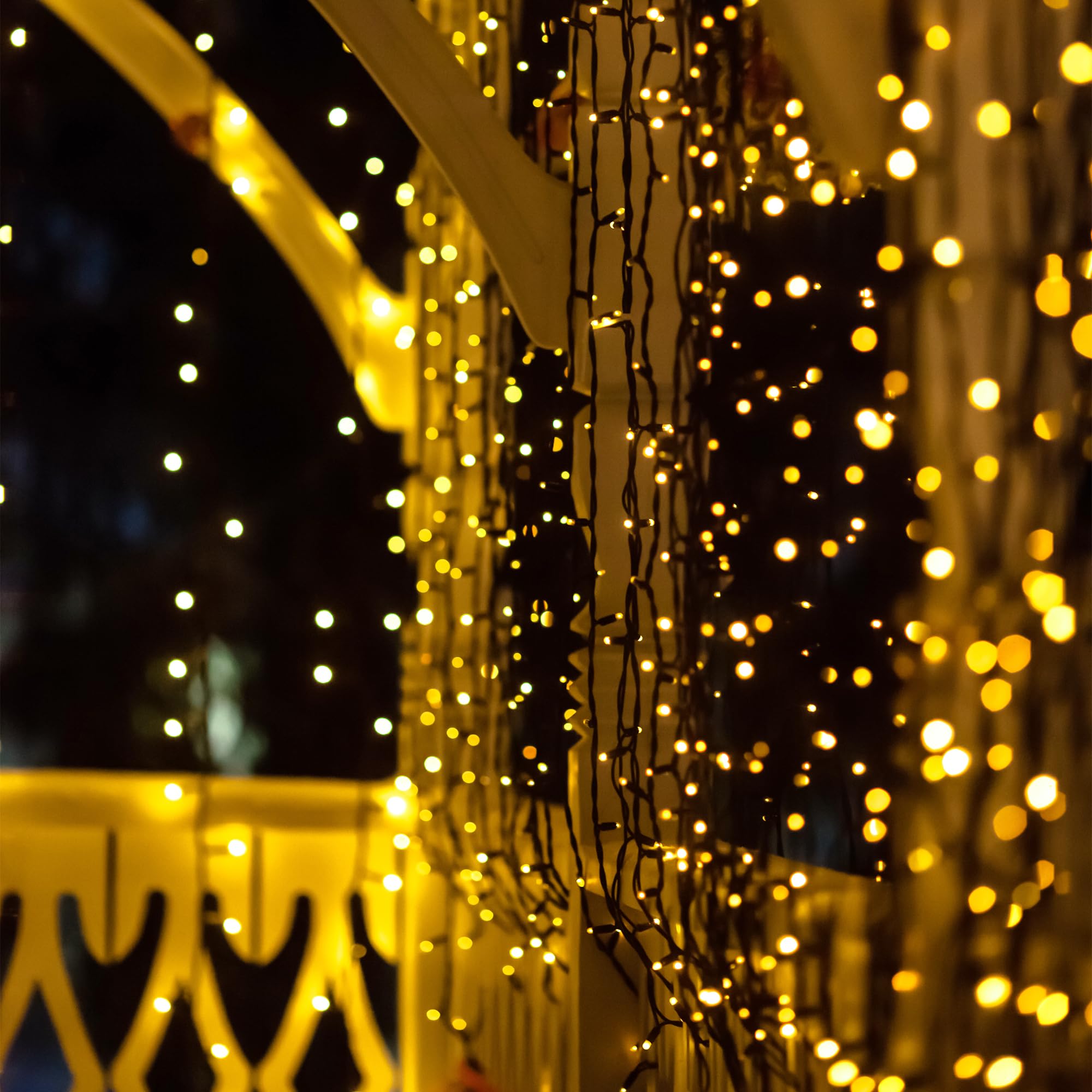 Selarlyt 2 Pack Solar Christmas Lights Outdoor, 72Ft 200 Led Solar String Lights For Outside With 8 Lighting Modes, Ip65 Waterproof Solar String Lights Outdoor For Garden Party Tree Decor,Warm White