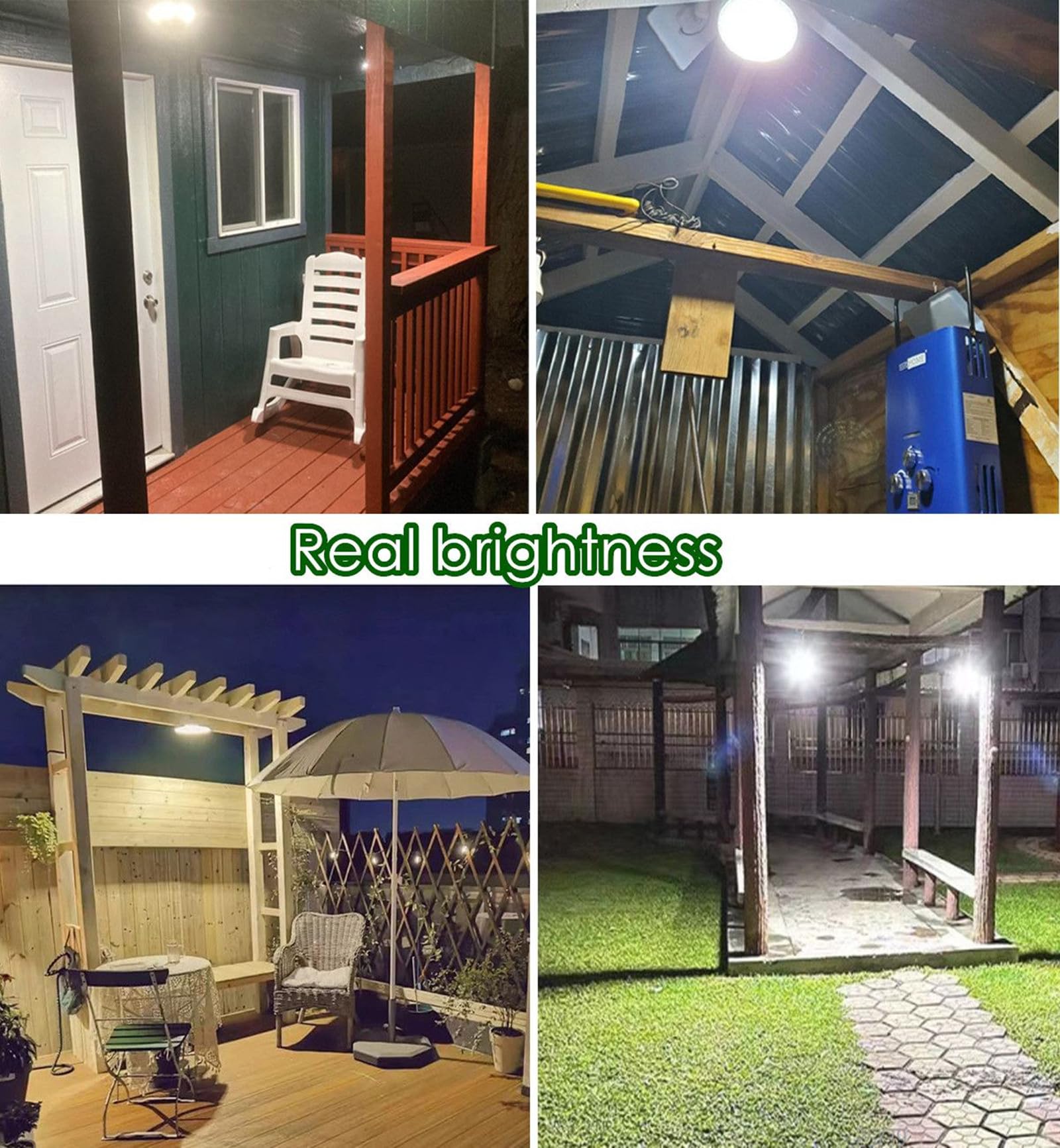 HULPPRE Solar Shed Light - 96 LEDs, White, Medium, IP65, Indoor/Outdoor with 2 Remotes, Model 20240424