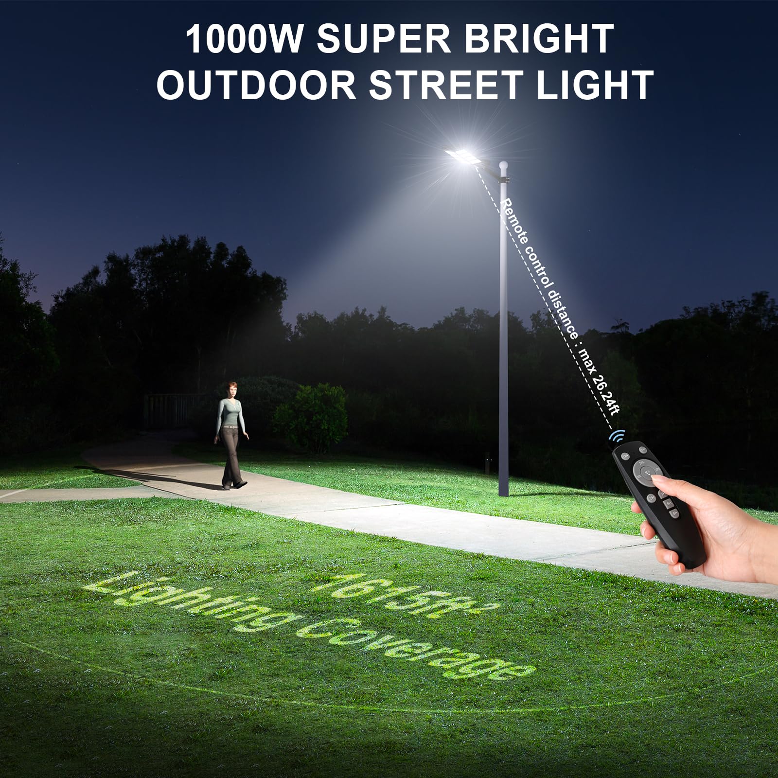 Szpower 1000W Solar Street Lights Outdoor, 100000Lm Solar Lights For Outside, Waterproof Ip66 For Outdoor Lighting, Driveway, Pa