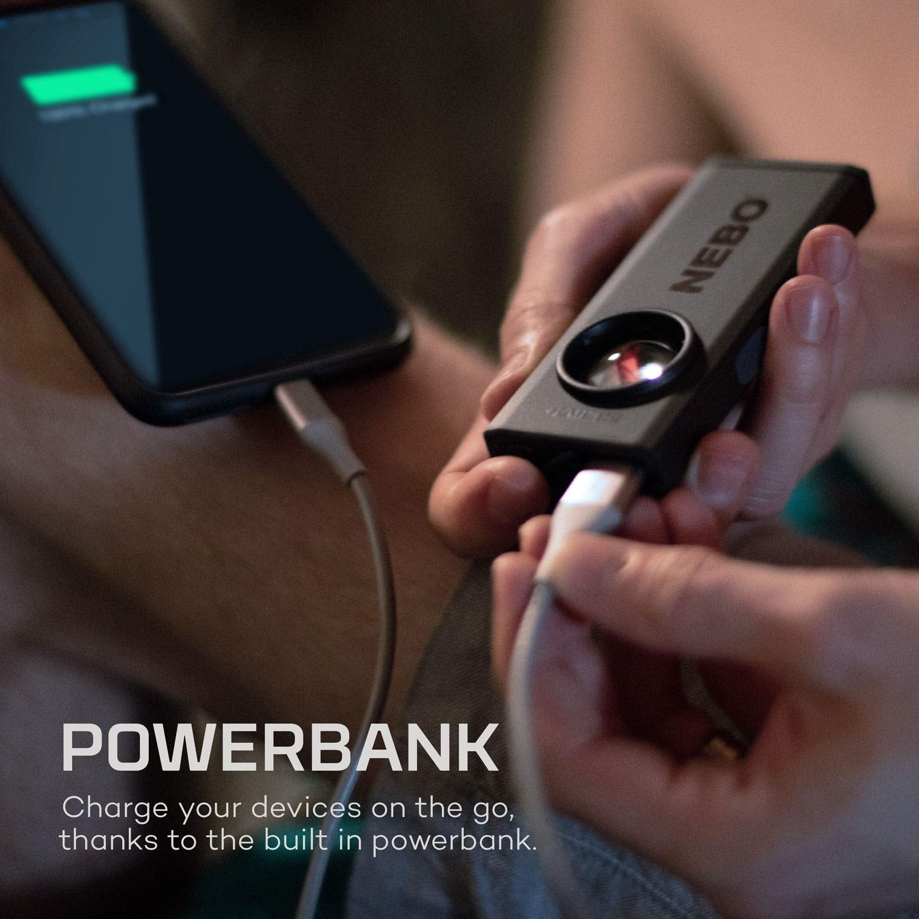 NEBO Slim+ LED Flashlight, Model WLT-0005, Compact Design, Ideal for Everyday Use