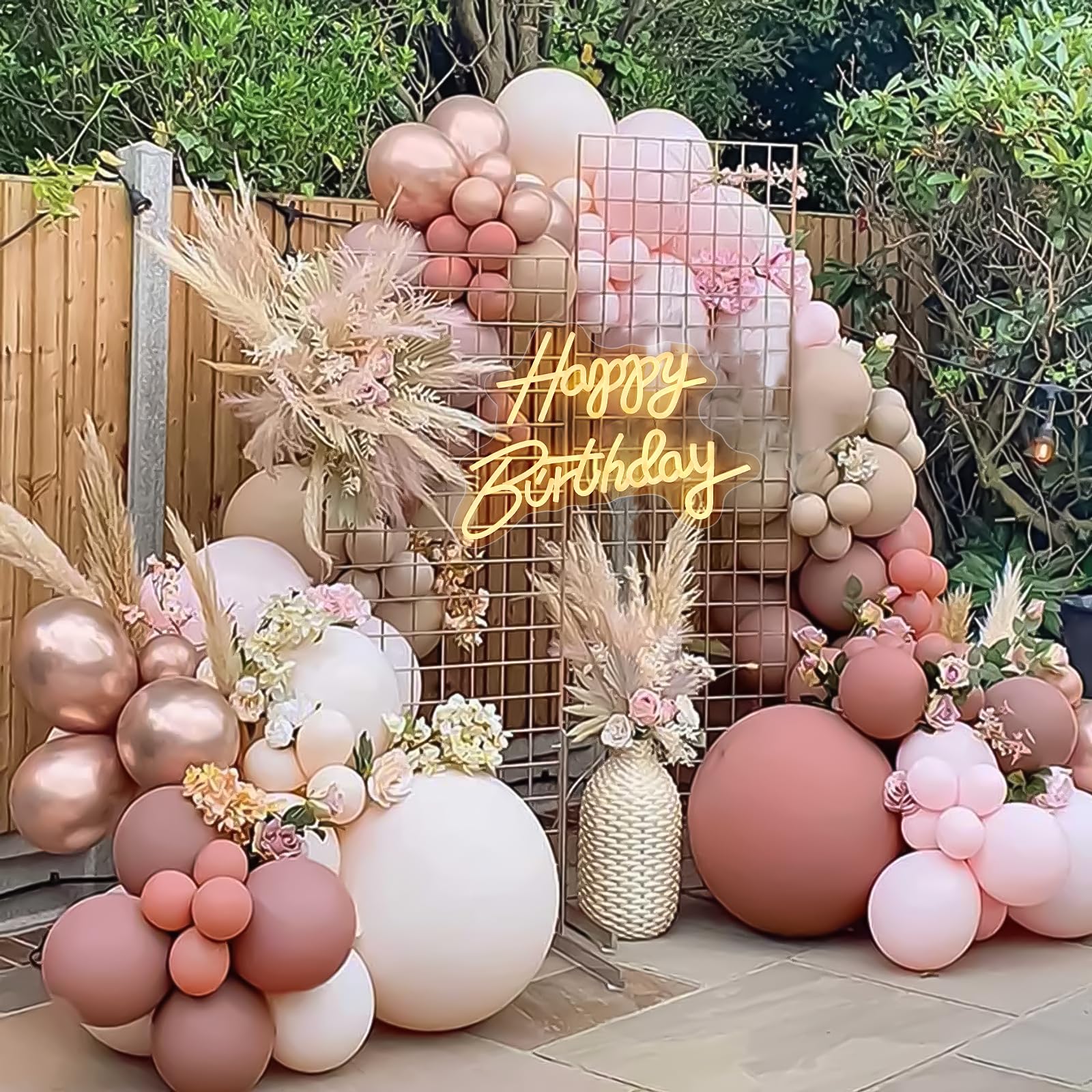 Happy Birthday Neon Sign, Happy Birthday Light Up Sign, Neon Happy Birthday Sign, Happy Birthday Led Sign for Backdrop All Birth