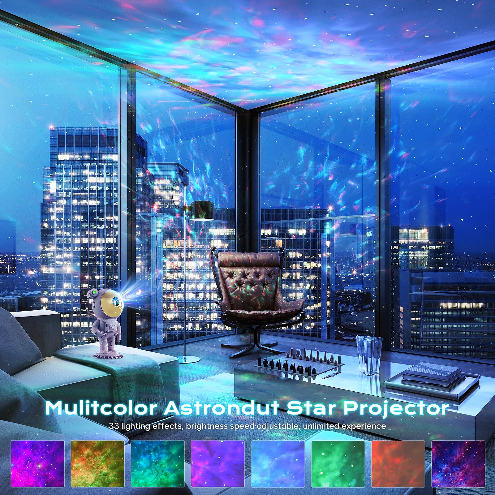 Astronaut Galaxy Star Projector Starry Night Light, Astronaut Projector With Nebula, Timer And Remote Control, Kids Room Decor A