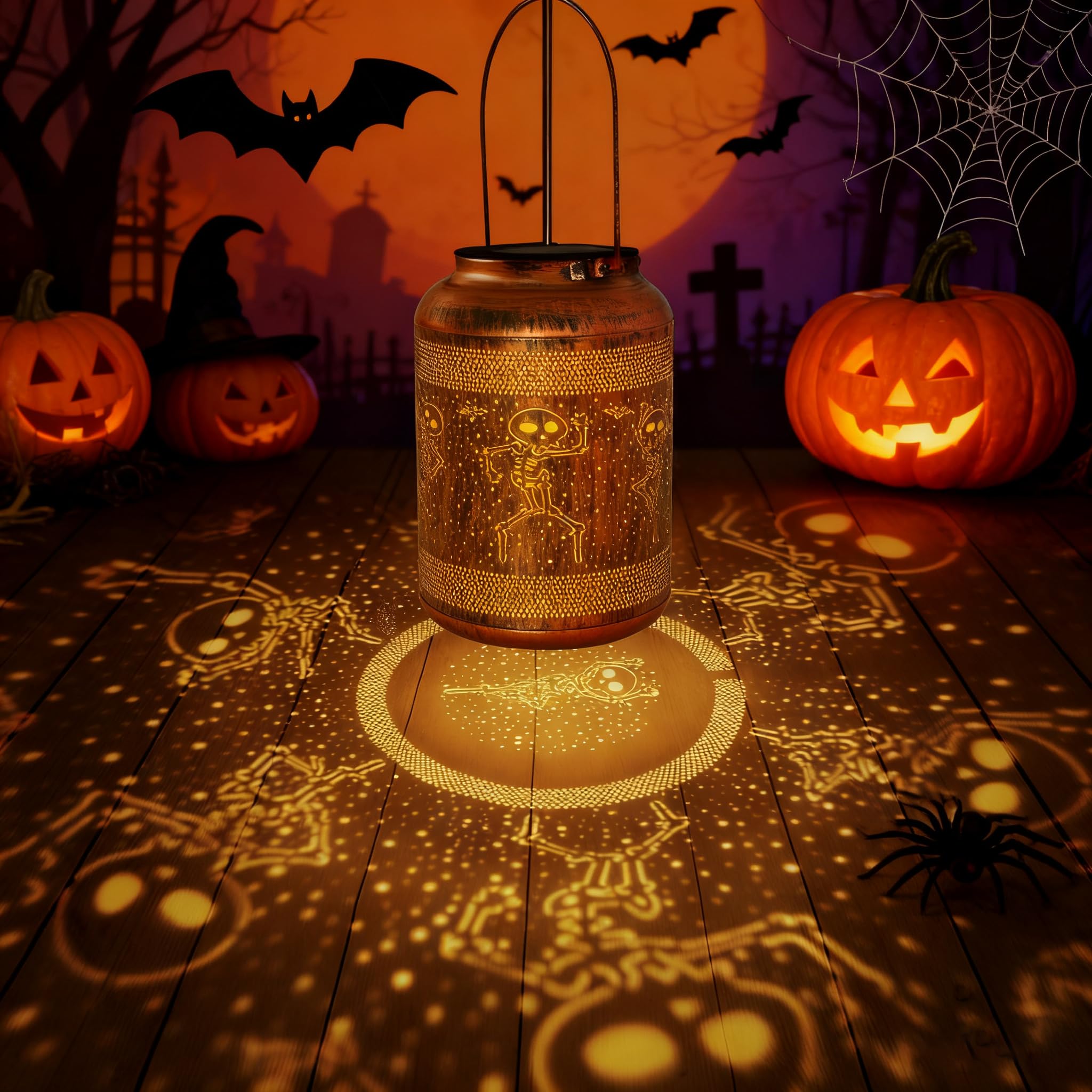 Thanksgiving Gifts Solar Chrismas Decorations Outdoor Lantern  Solar Lights Outdoor Waterproof Led Decorative Garden For Lawn  Landscape  Patio  Porch Hanging Lantern For Women  Ladies  Mom  Grandma