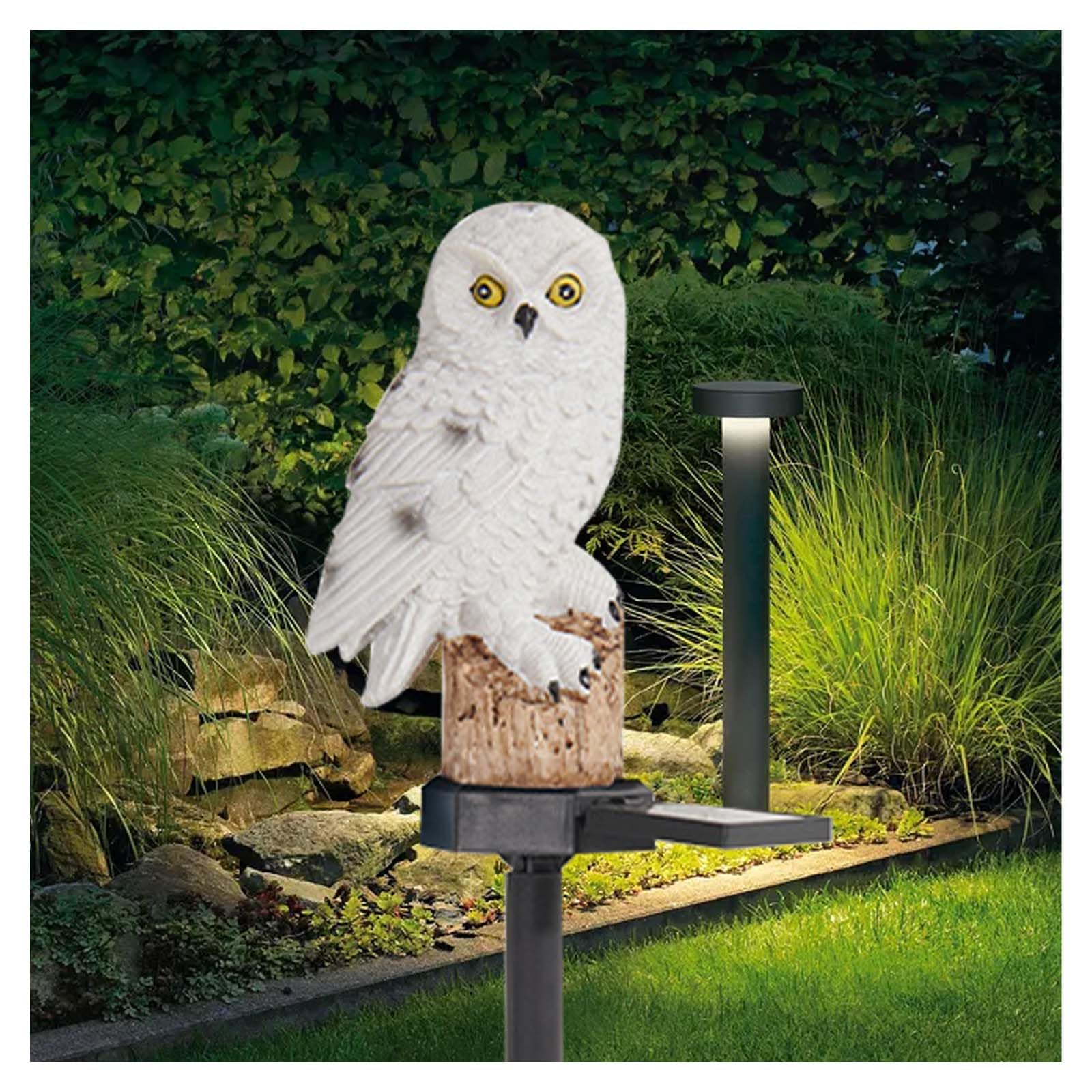 Kitnish Eagle Solar Garden Lights - Outdoor Decor with LED Path Lights  Animal Statue