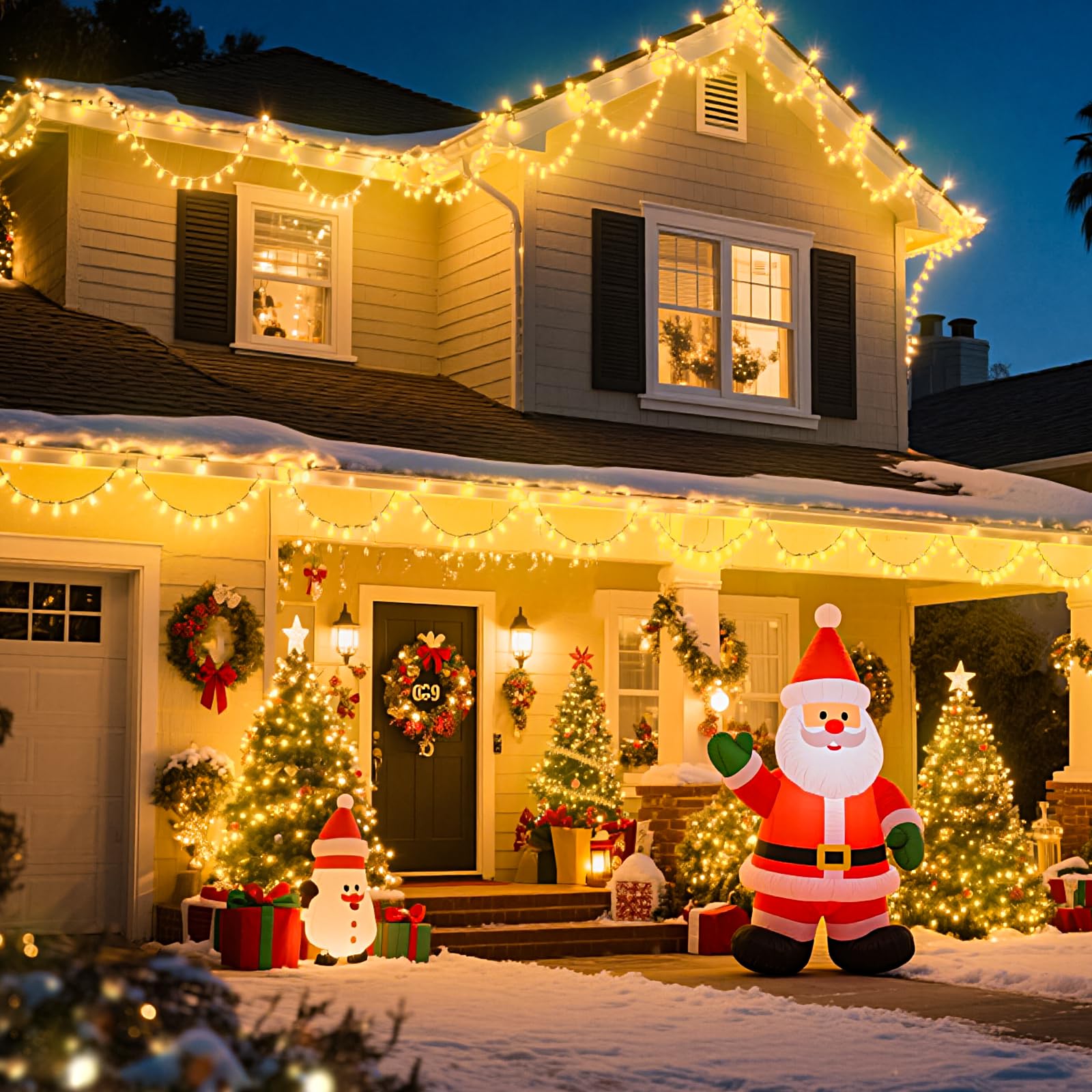 Brightown C9 Replacement Bulbs, 25 Pack, Yellow, E17 Base, 7 Watts, Incandescent for Christmas Lights and Holiday Decor