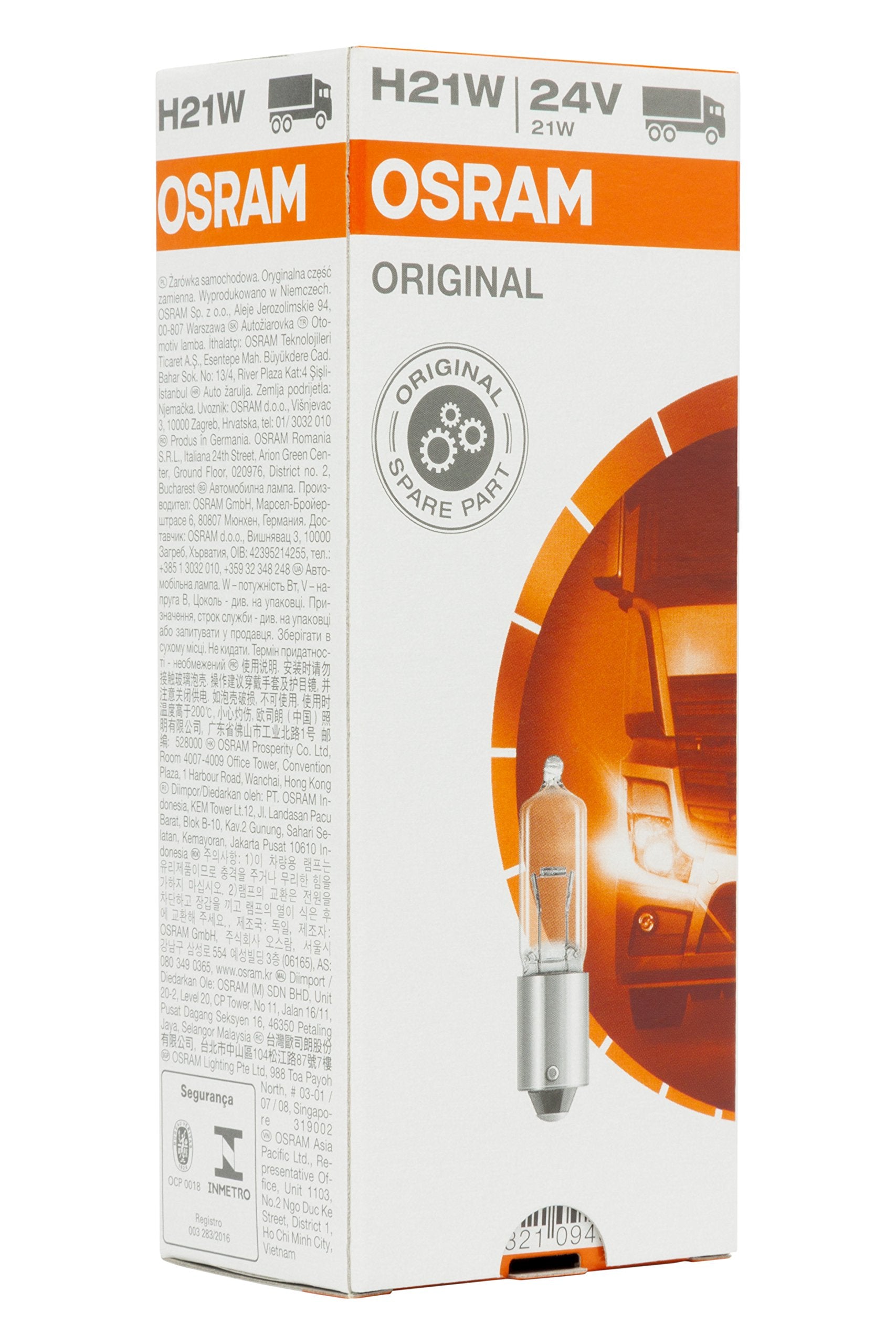 OSRAM 7537 Light Bulb, Set of 10