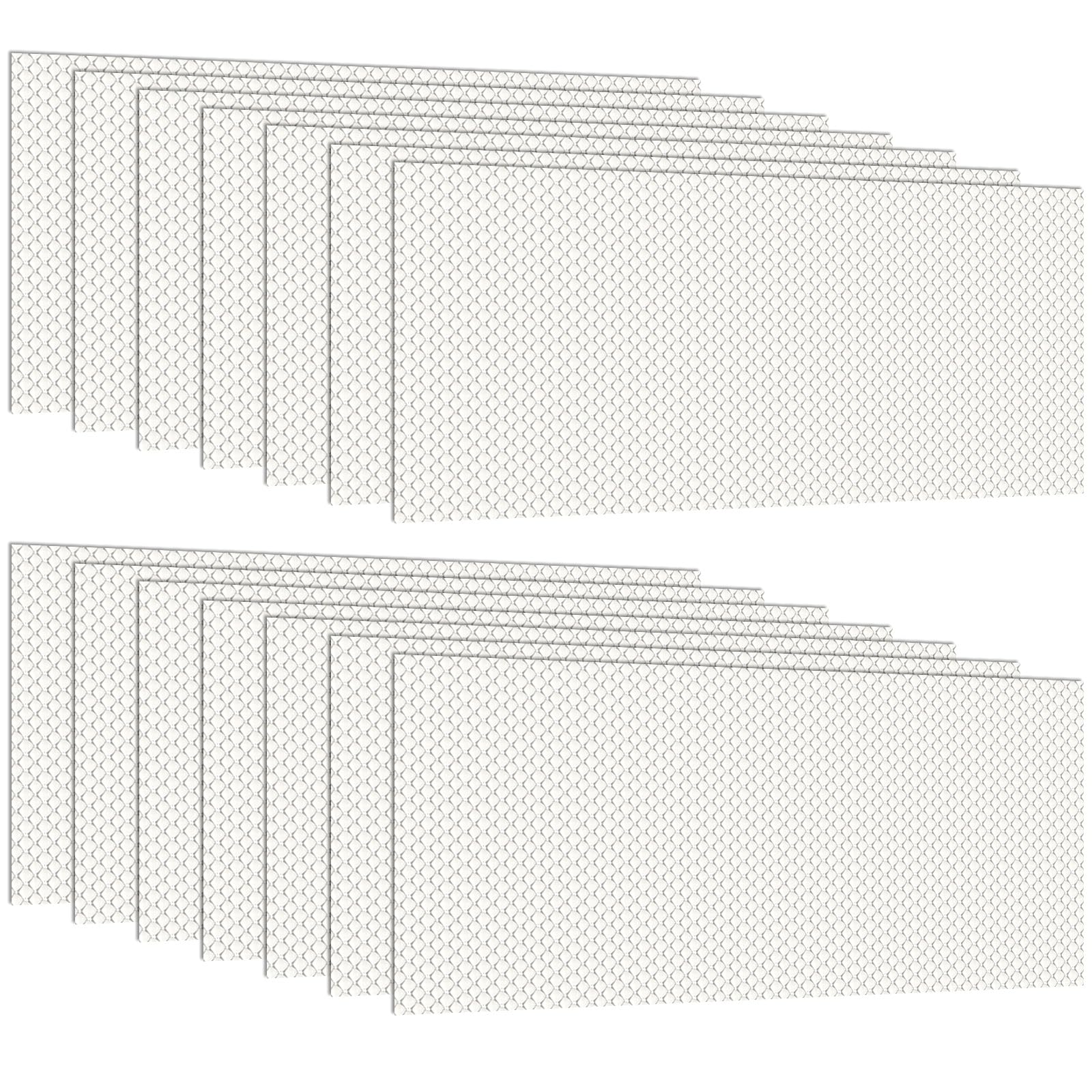 Pangda 10 Pack Replacement Fluorescent Light Covers 22.5 x 46.5 Inch Clear Acrylic Ceiling Lighting Panel Flat Sheet for Overhea